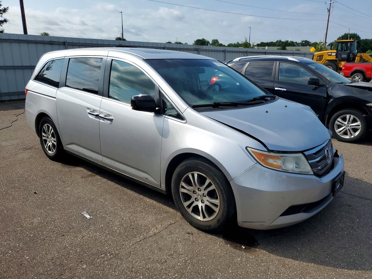 2012 Honda Odyssey Exl Silver vin: 5FNRL5H65CB035160
