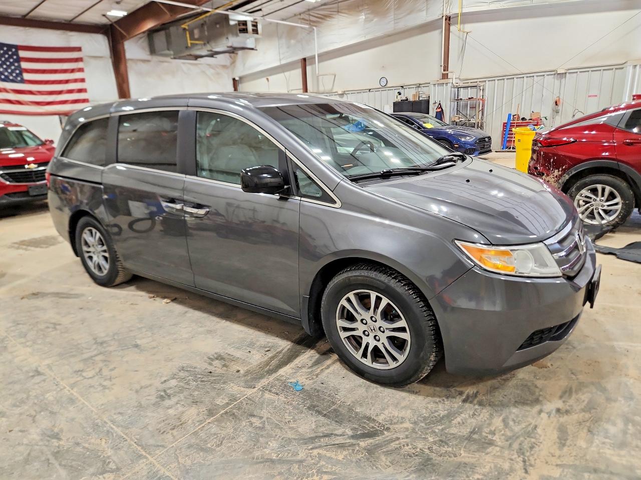 2012 Honda Odyssey Exl Gray vin: 5FNRL5H65CB036423