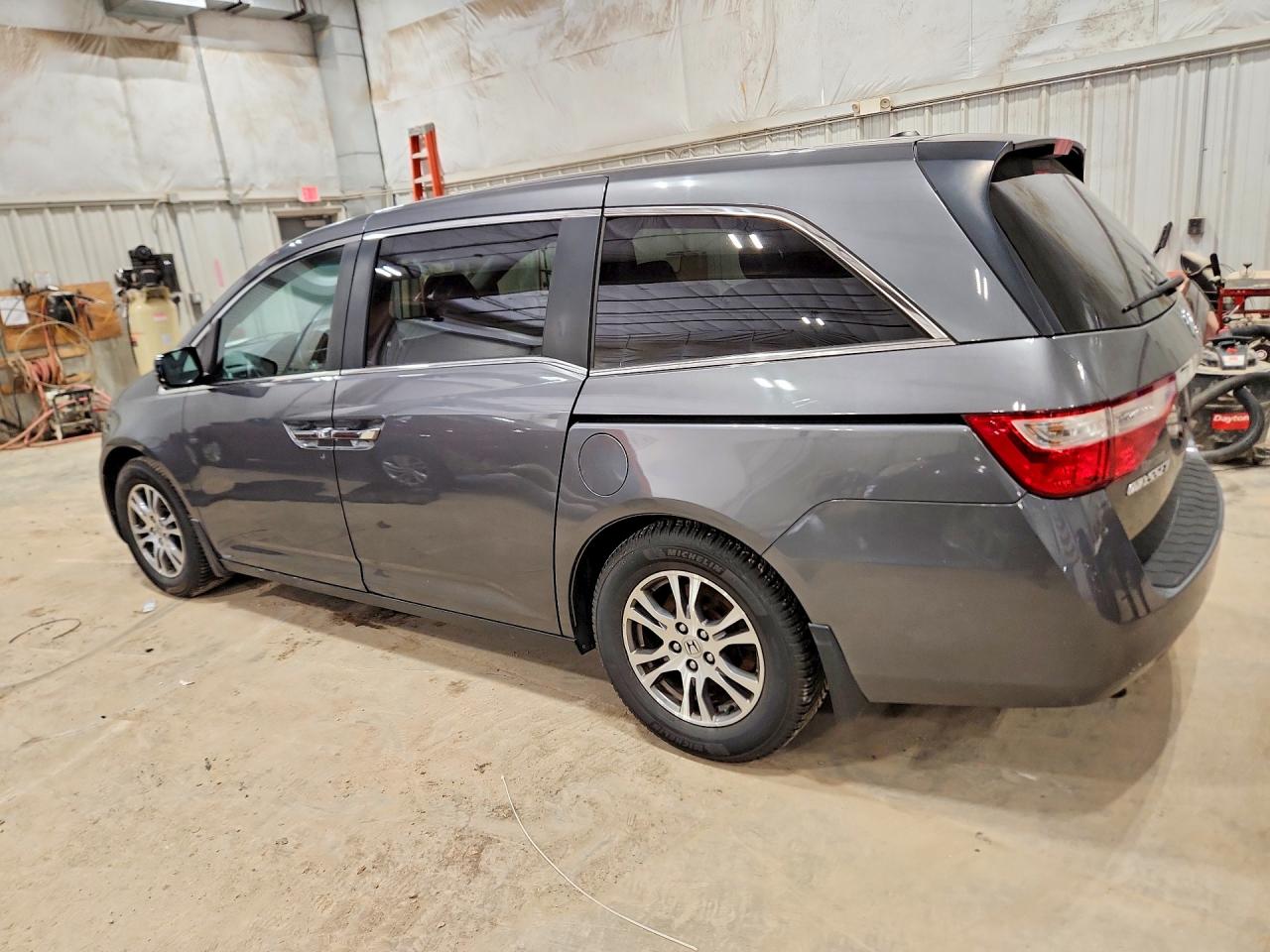 2012 Honda Odyssey Exl Gray vin: 5FNRL5H65CB036423