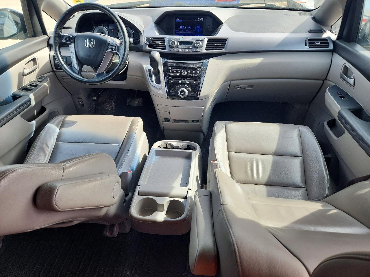2012 Honda Odyssey Exl Gray vin: 5FNRL5H65CB036423