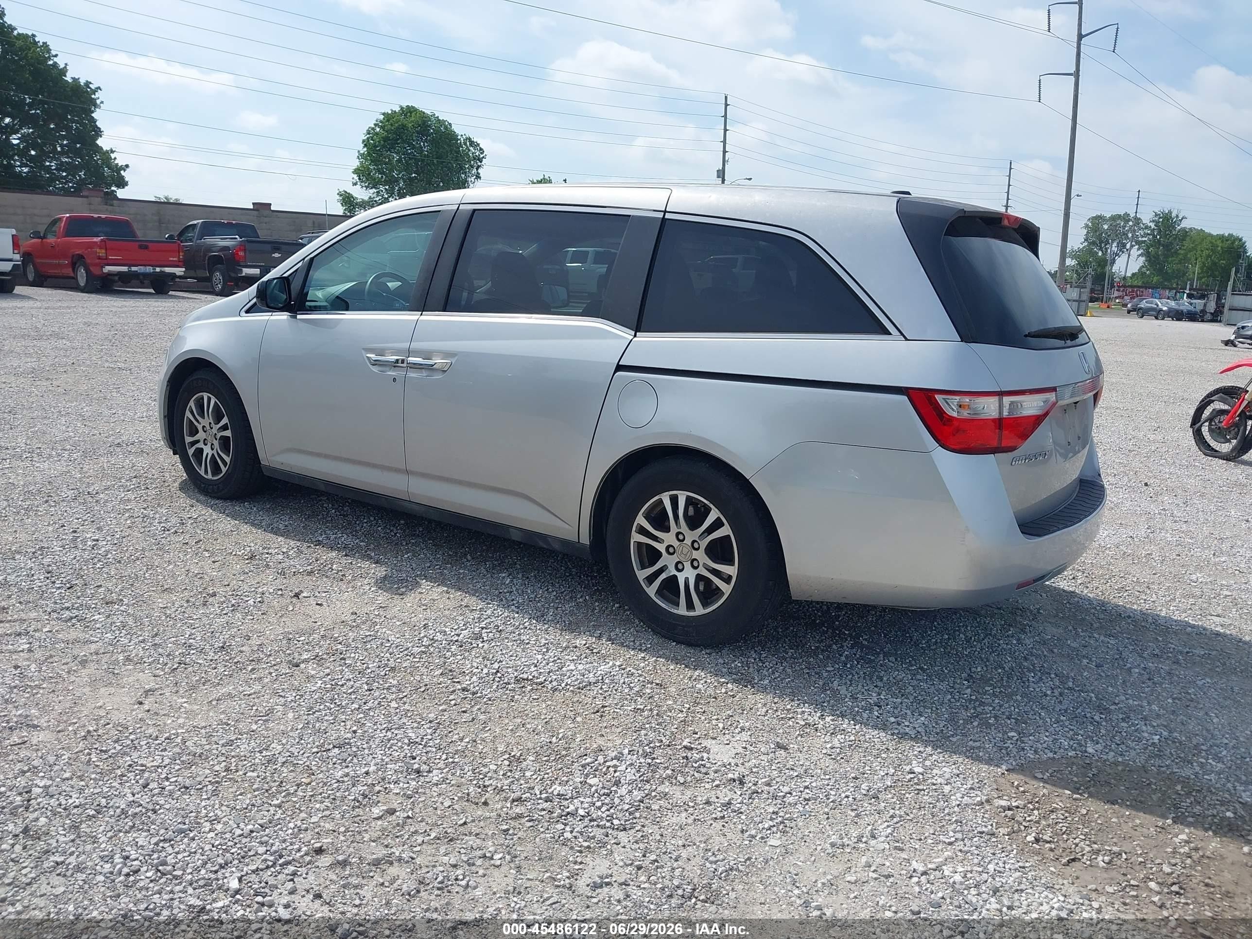 2012 Honda Odyssey Ex-l Серебряный vin: 5FNRL5H65CB037989