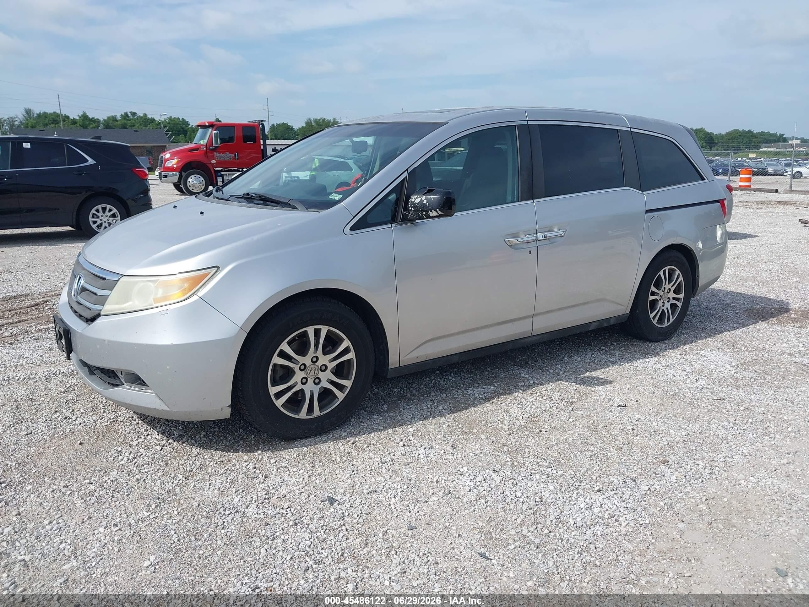 2012 Honda Odyssey Ex-l Серебряный vin: 5FNRL5H65CB037989