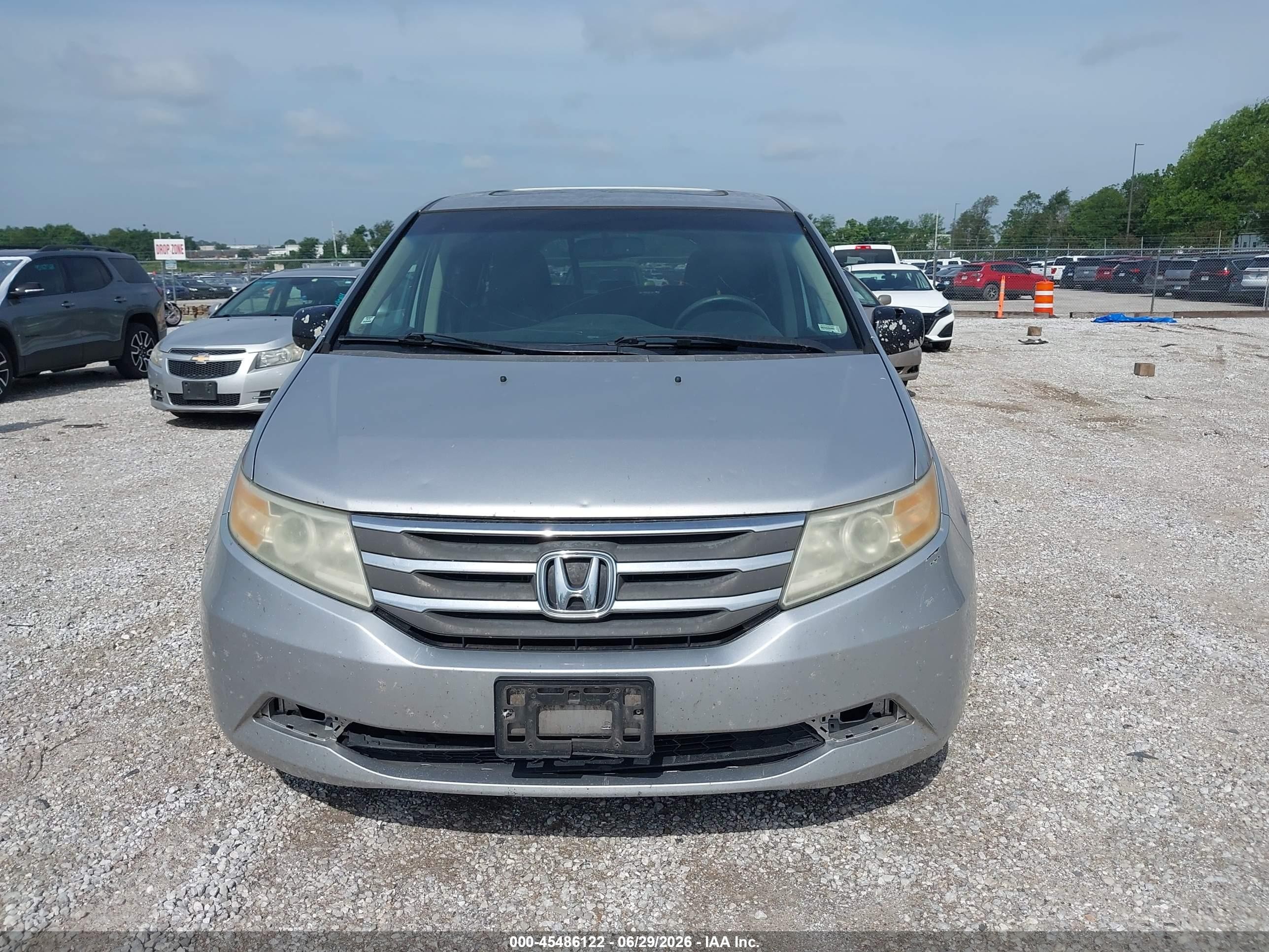 2012 Honda Odyssey Ex-l Серебряный vin: 5FNRL5H65CB037989