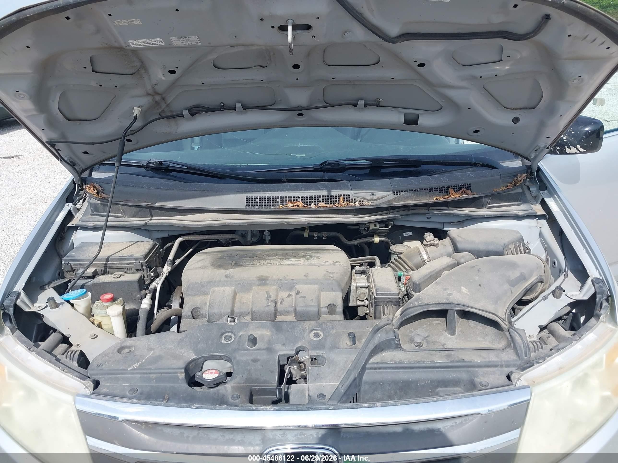2012 Honda Odyssey Ex-l Серебряный vin: 5FNRL5H65CB037989