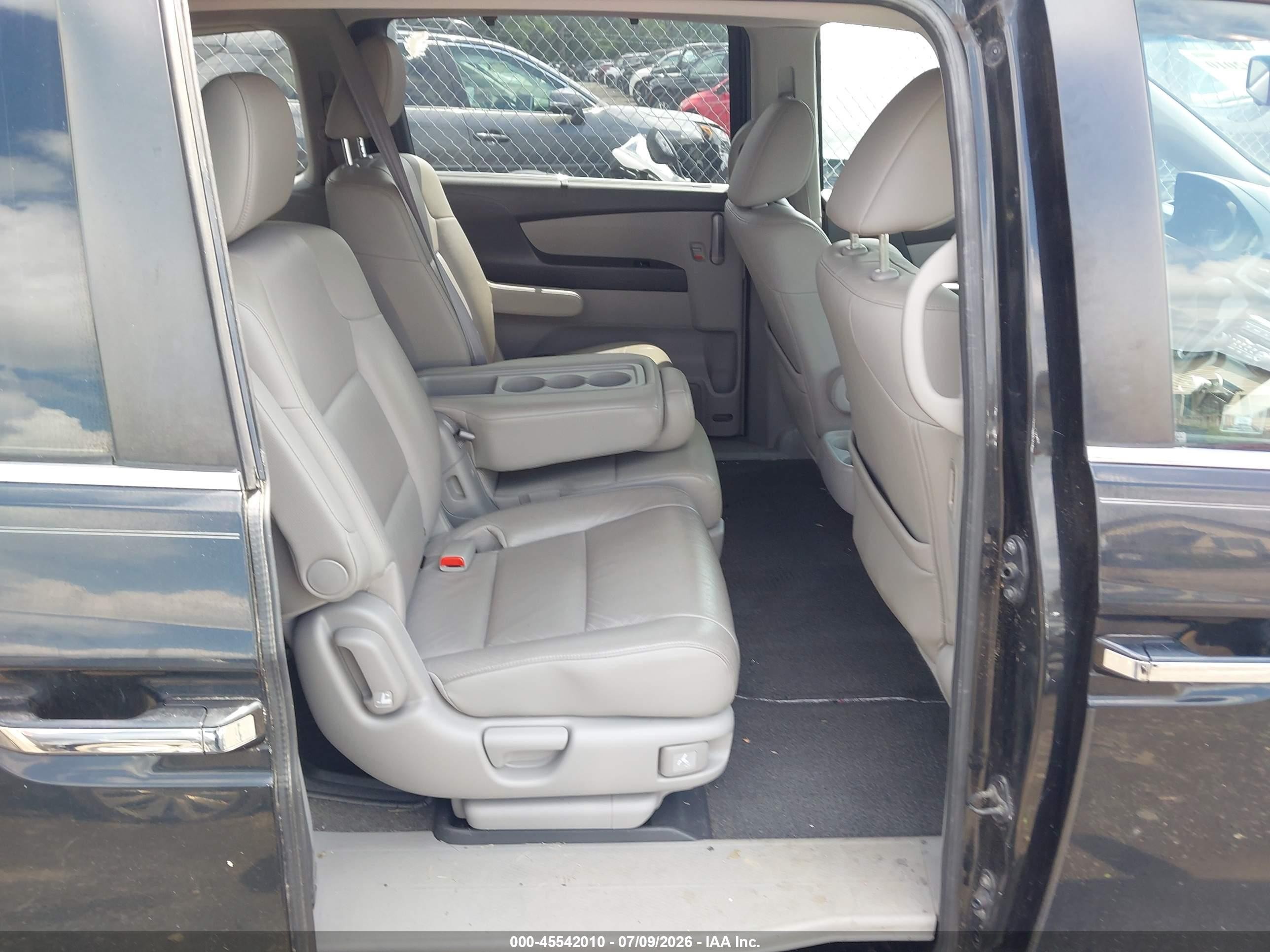 2012 Honda Odyssey Ex-l Black vin: 5FNRL5H65CB039225