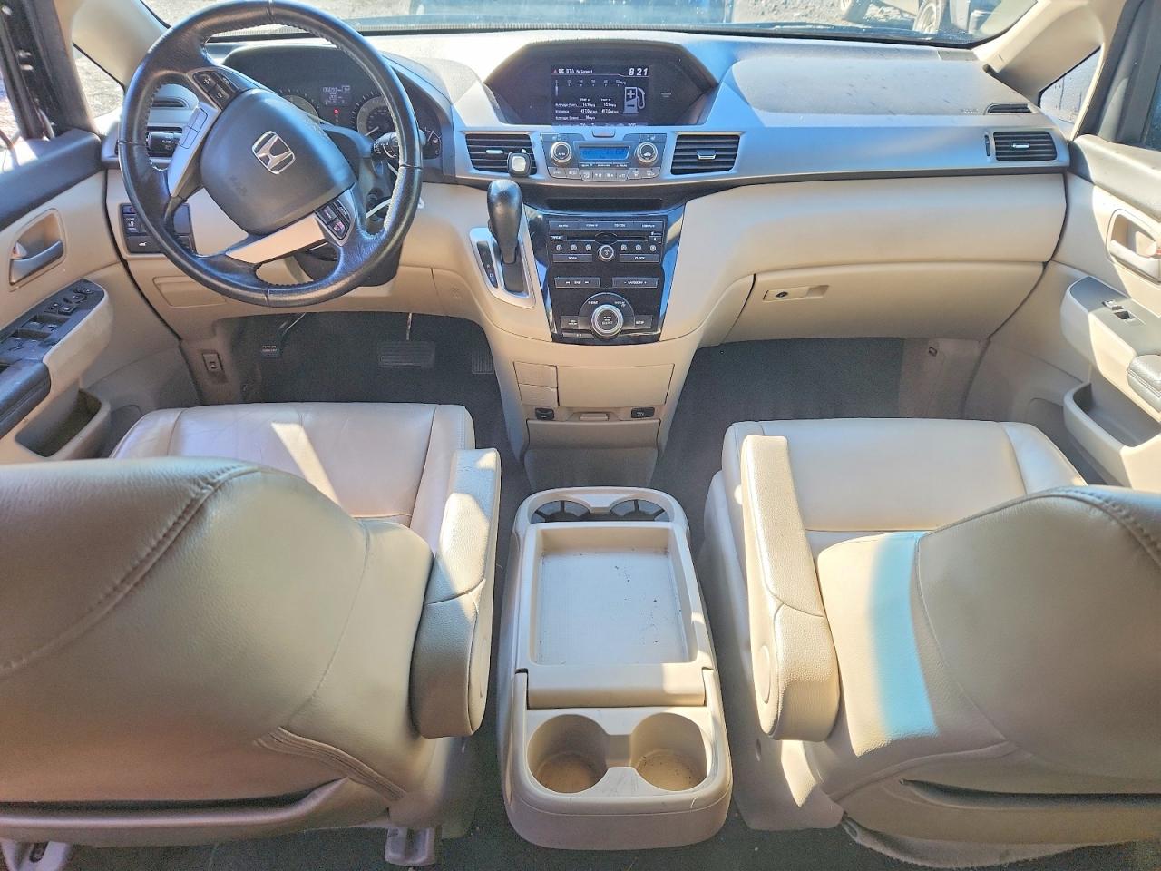 2012 Honda Odyssey Exl Burgundy vin: 5FNRL5H65CB041802