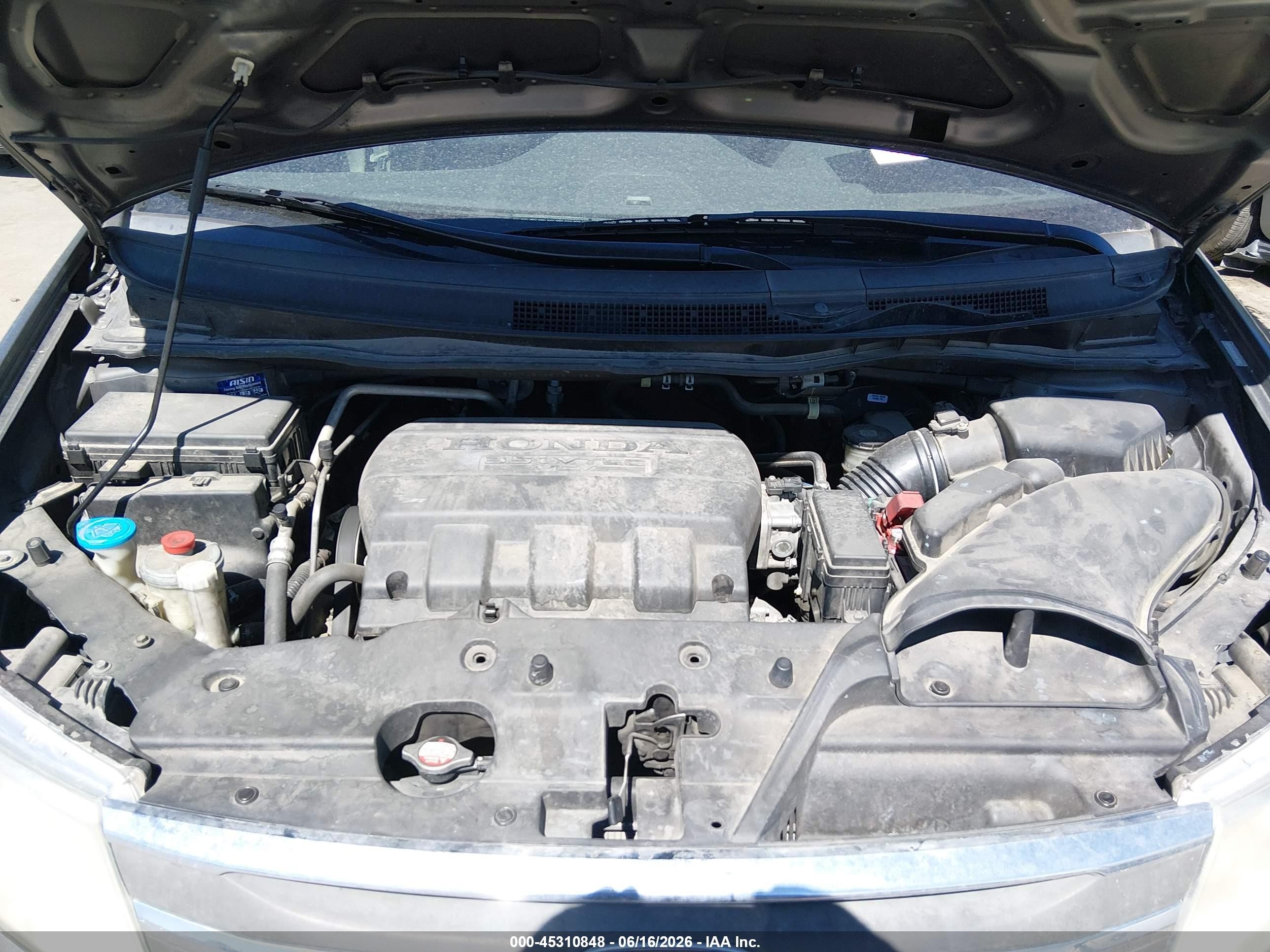 2012 Honda Odyssey Ex-l Gray vin: 5FNRL5H65CB043808