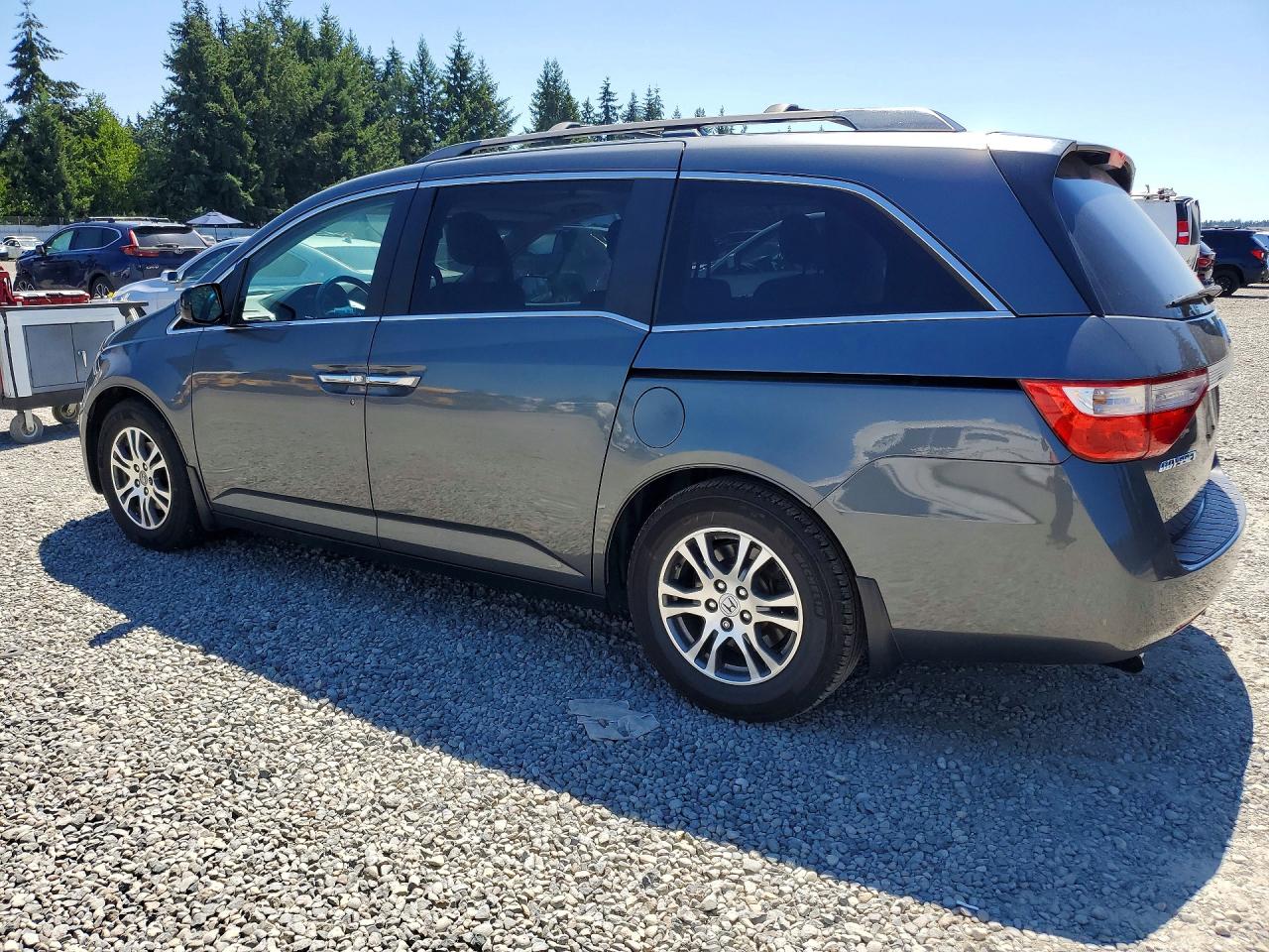 2012 Honda Odyssey Exl Gray vin: 5FNRL5H65CB050726