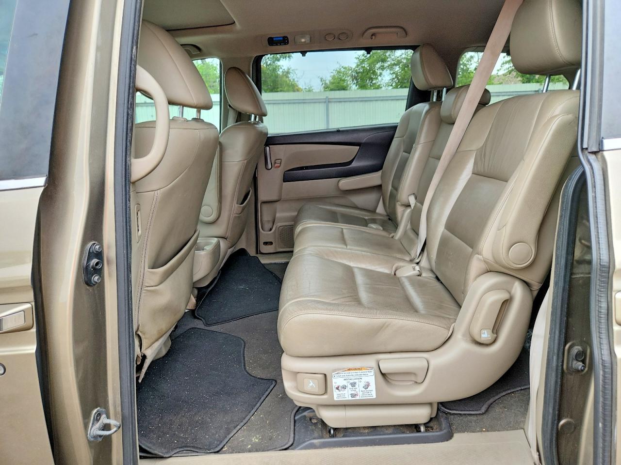 2012 Honda Odyssey Exl Beige vin: 5FNRL5H65CB071916