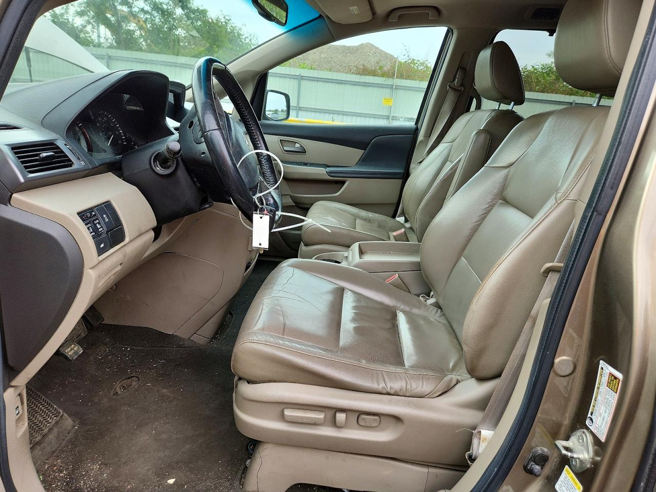 2012 Honda Odyssey Exl Beige vin: 5FNRL5H65CB071916