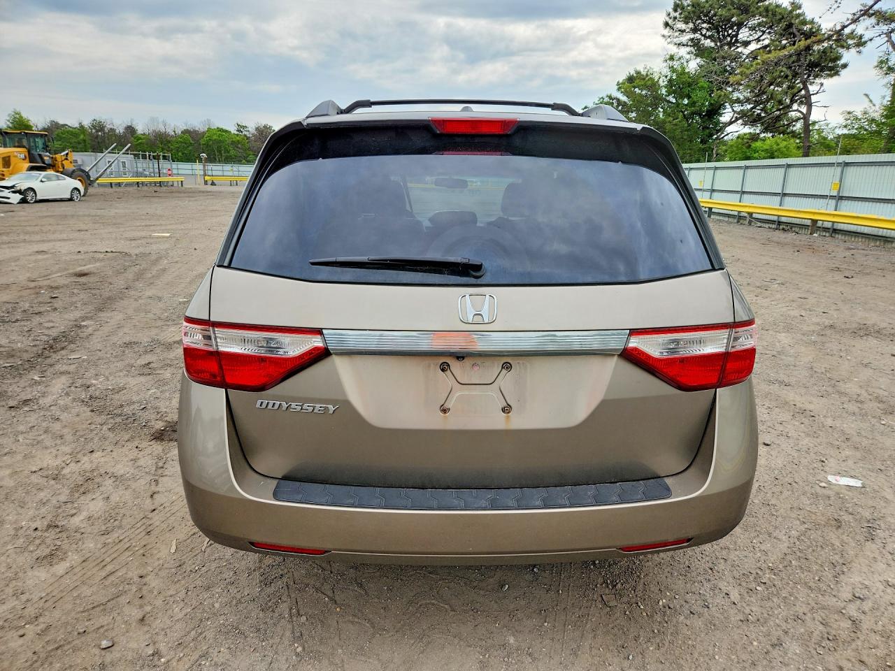 2012 Honda Odyssey Exl Beige vin: 5FNRL5H65CB071916