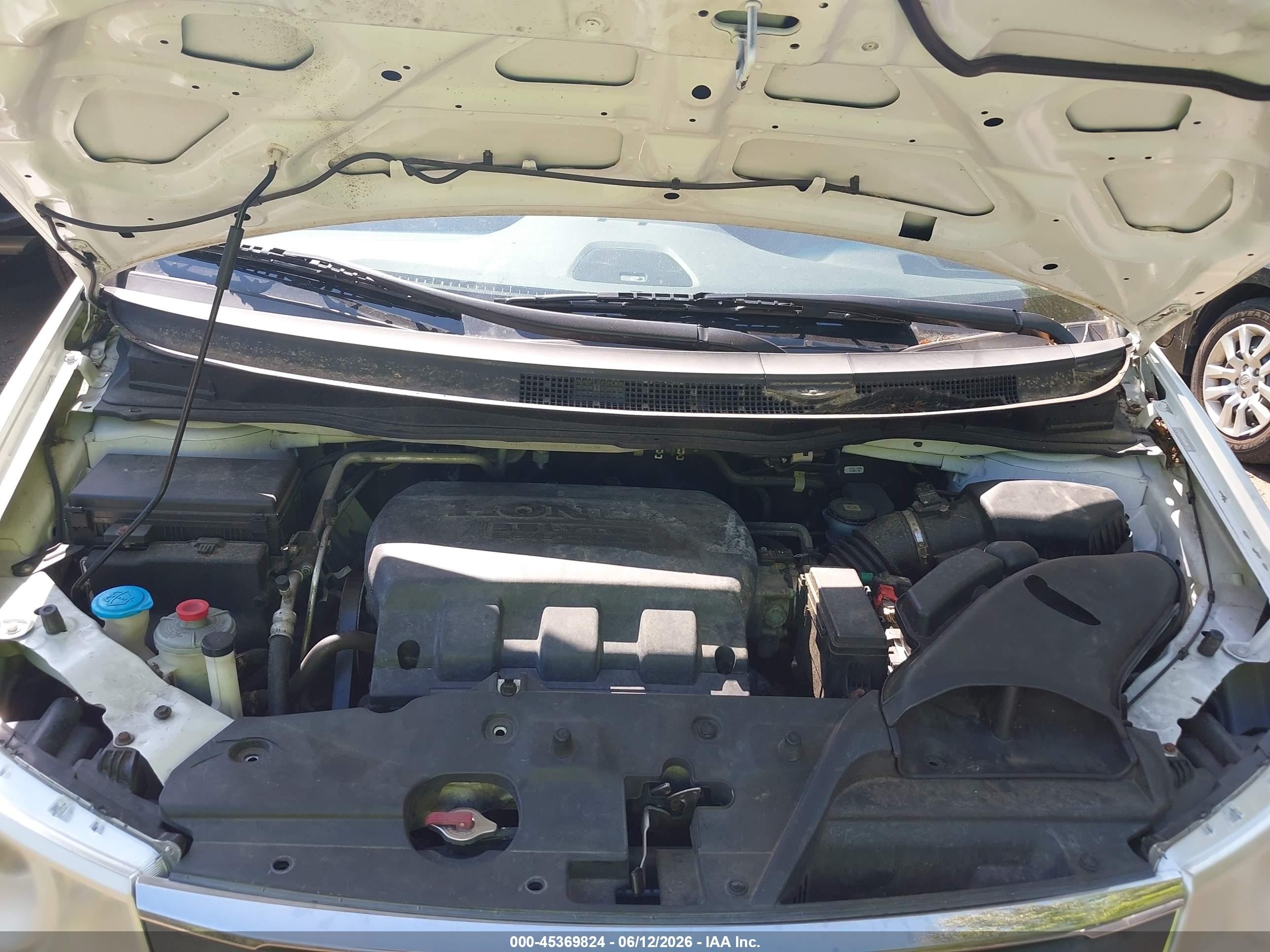 2012 Honda Odyssey Ex-l Белый vin: 5FNRL5H65CB077005