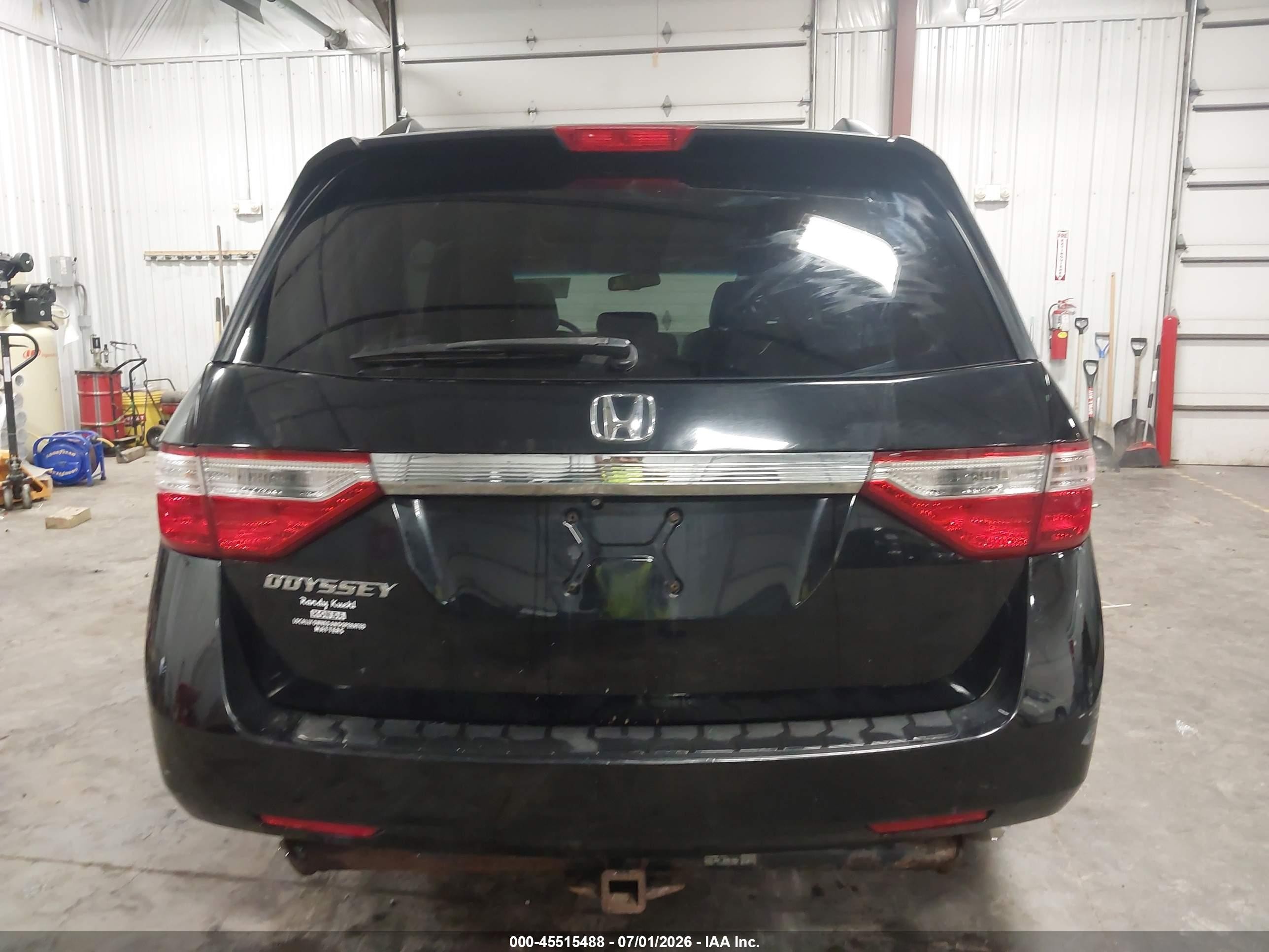 2012 Honda Odyssey Ex-l Black vin: 5FNRL5H65CB081426