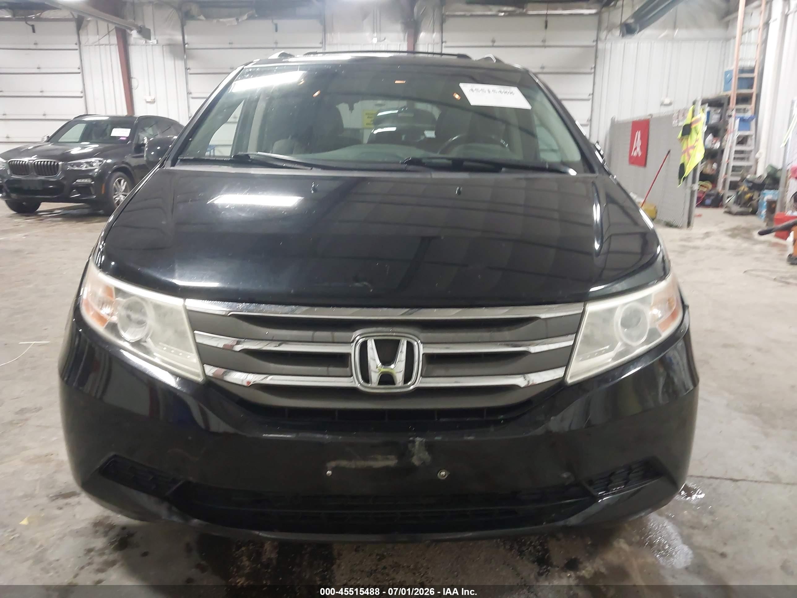2012 Honda Odyssey Ex-l Black vin: 5FNRL5H65CB081426
