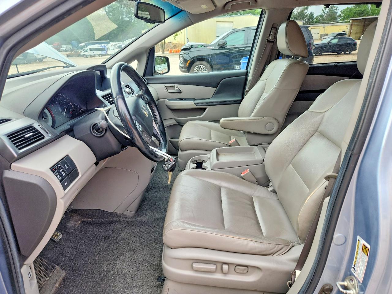 2012 Honda Odyssey Exl Blue vin: 5FNRL5H65CB082821