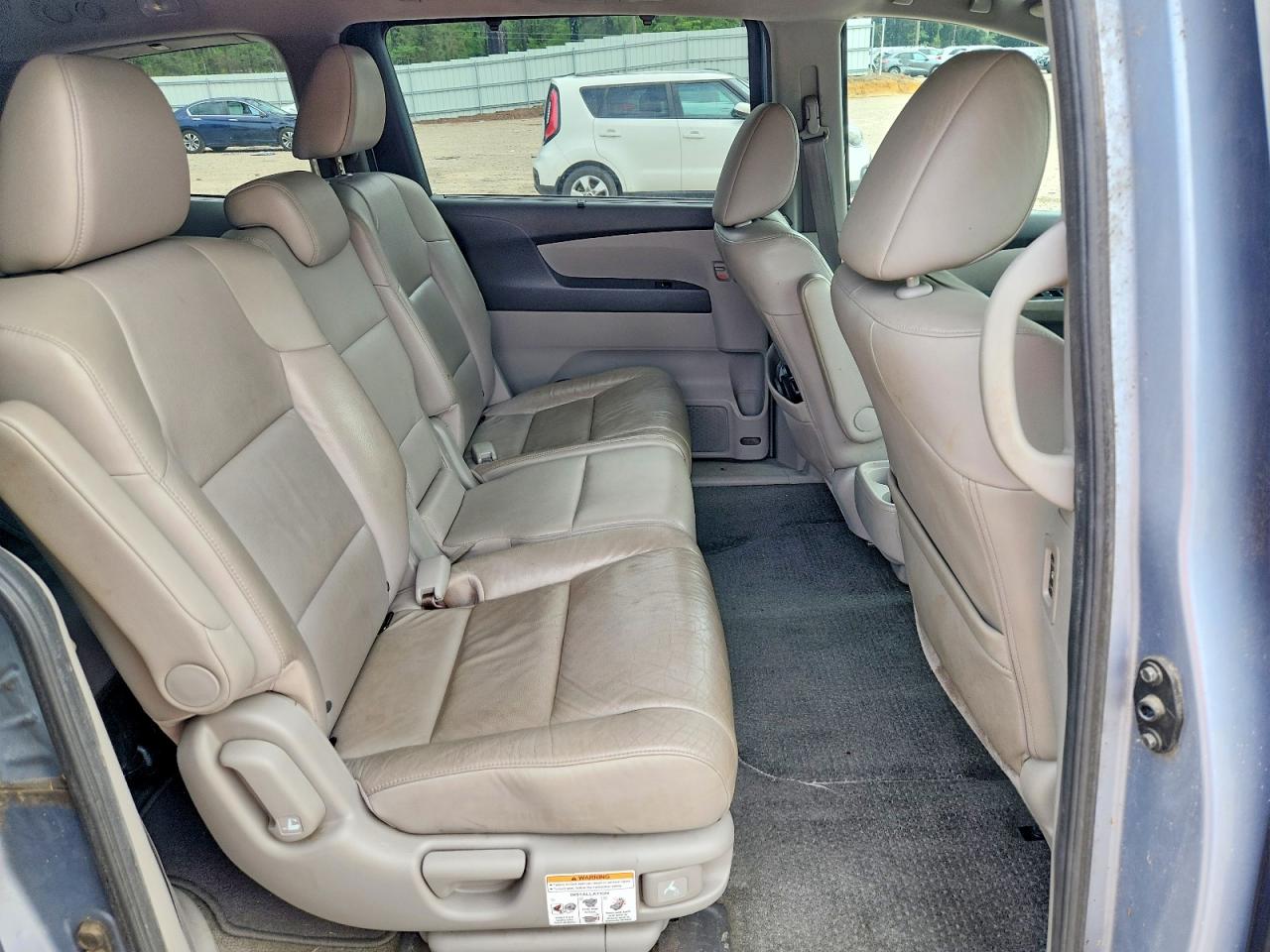 2012 Honda Odyssey Exl Blue vin: 5FNRL5H65CB082821