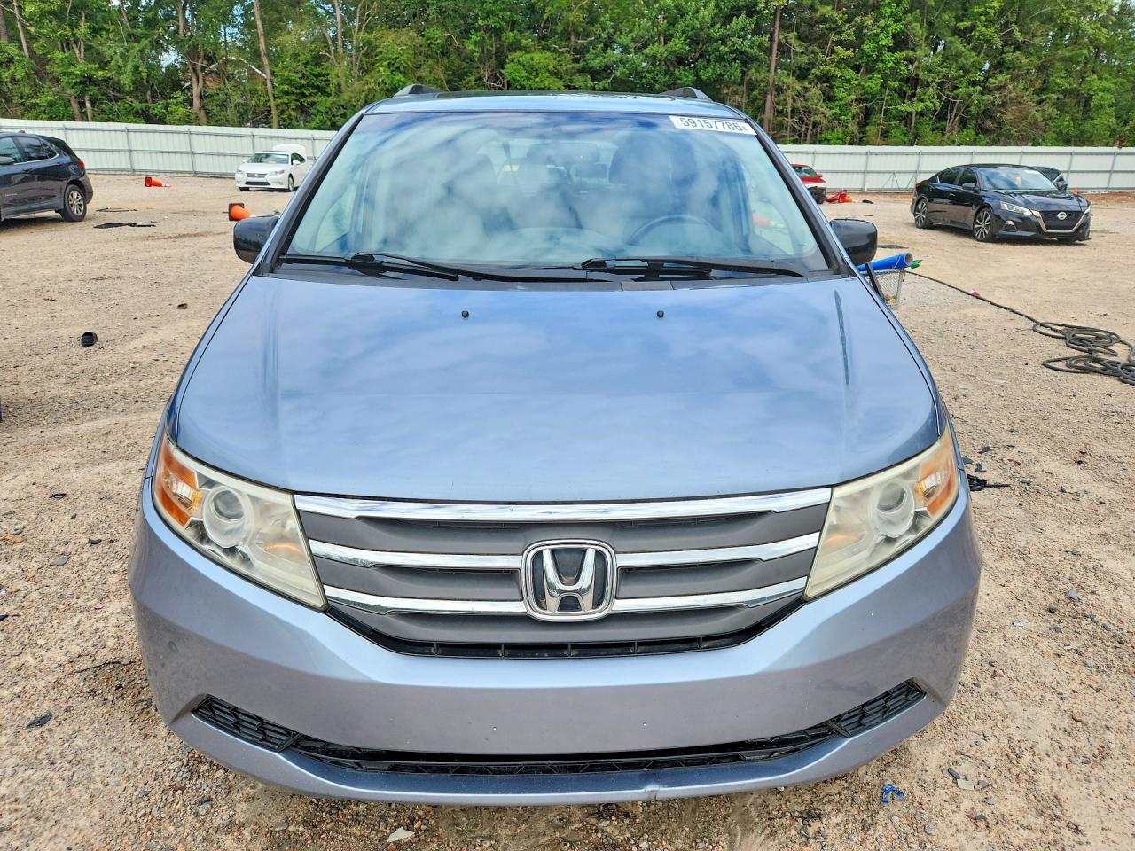 2012 Honda Odyssey Exl Blue vin: 5FNRL5H65CB082821