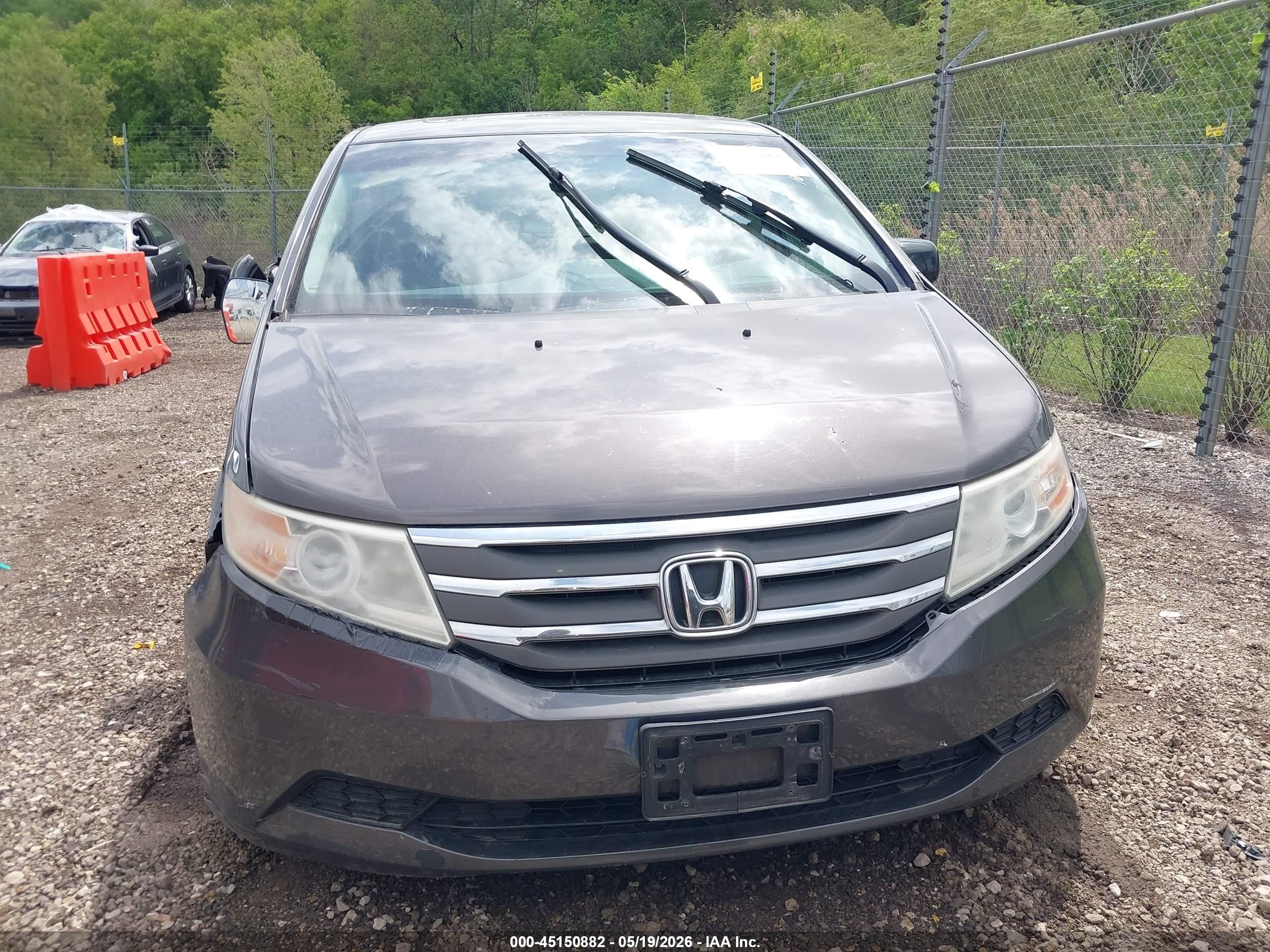2012 Honda Odyssey Ex-l Gray vin: 5FNRL5H65CB083256
