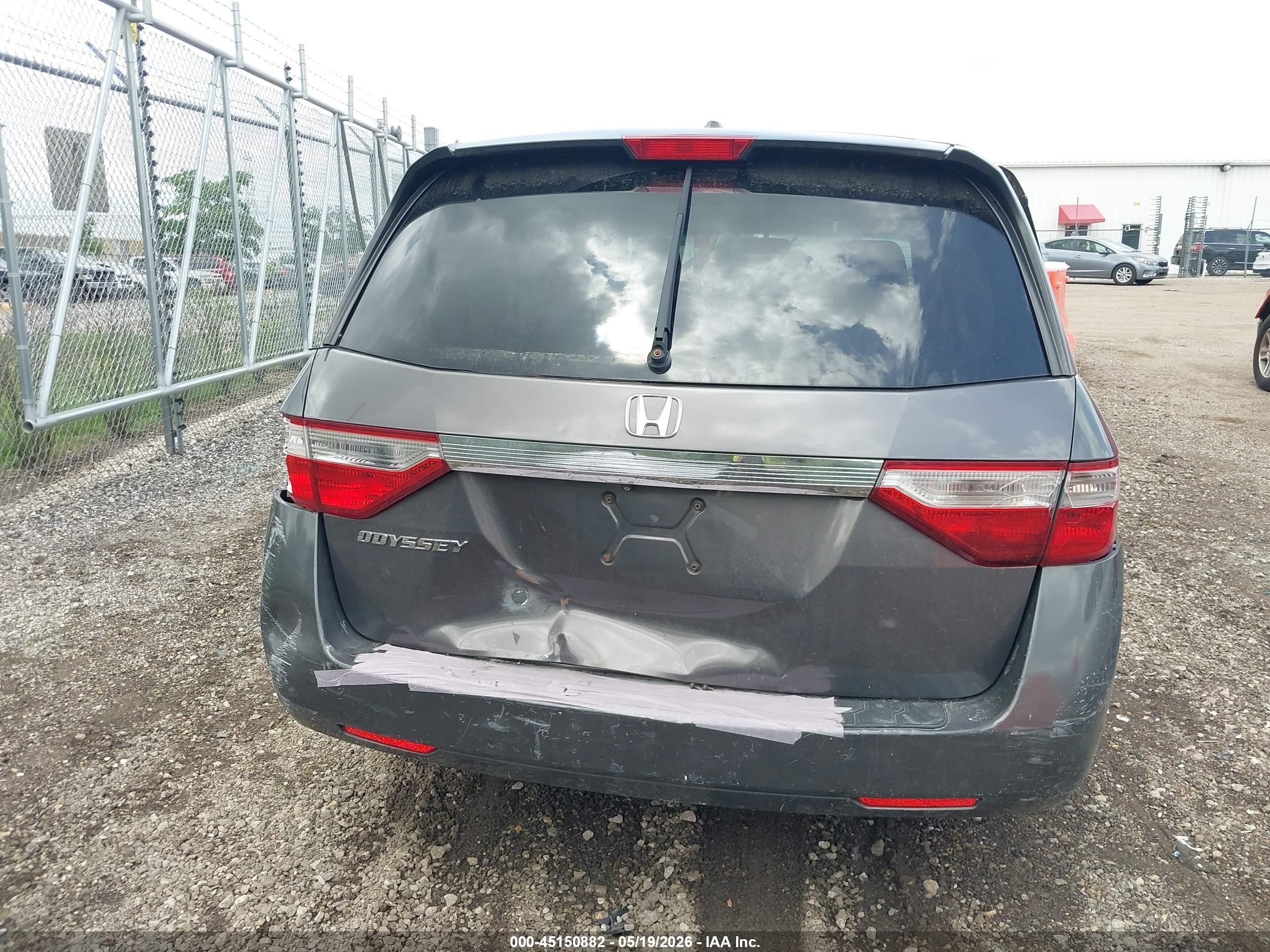 2012 Honda Odyssey Ex-l Gray vin: 5FNRL5H65CB083256