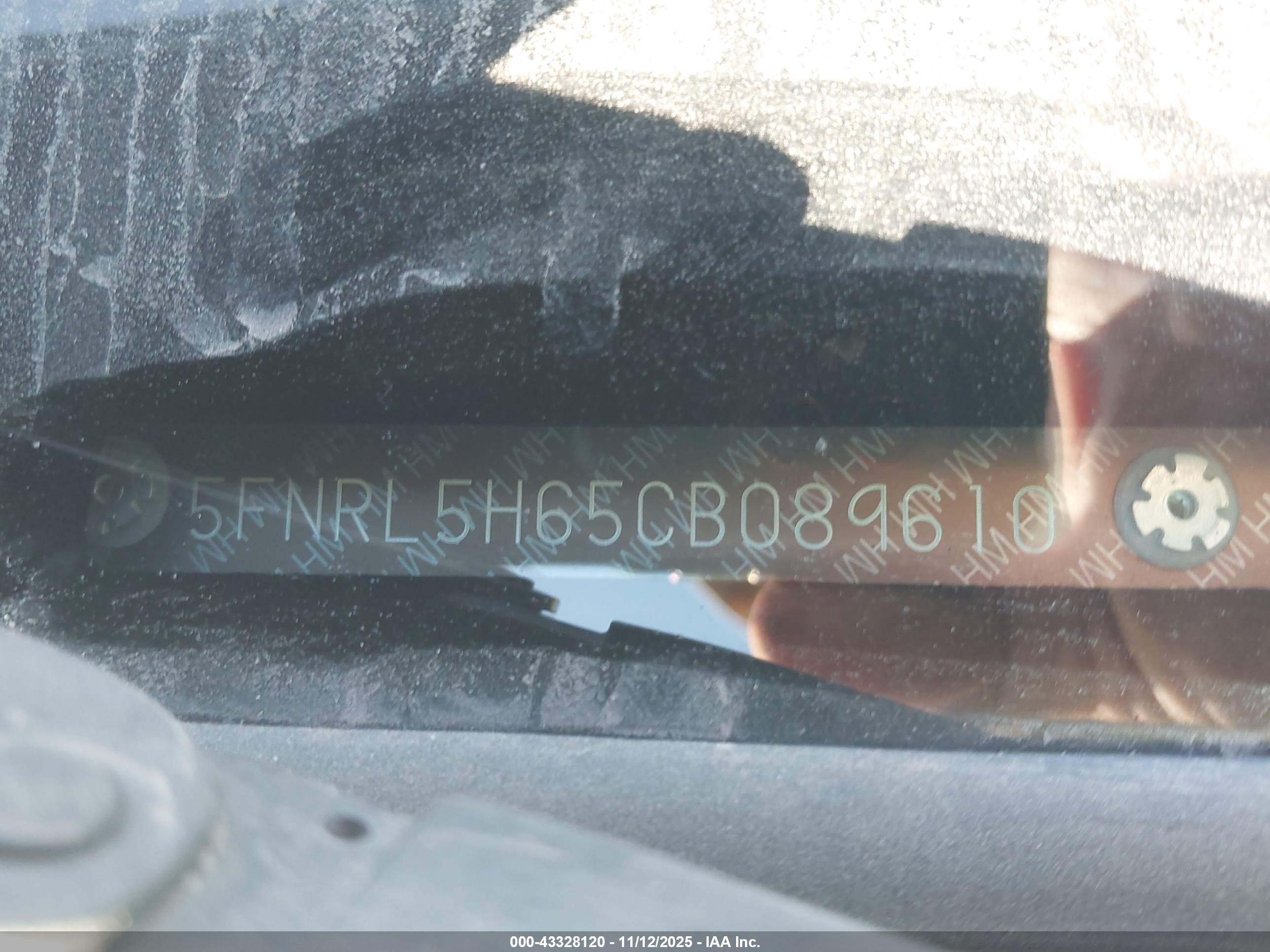 2012 Honda Odyssey Ex-l Gray vin: 5FNRL5H65CB089610