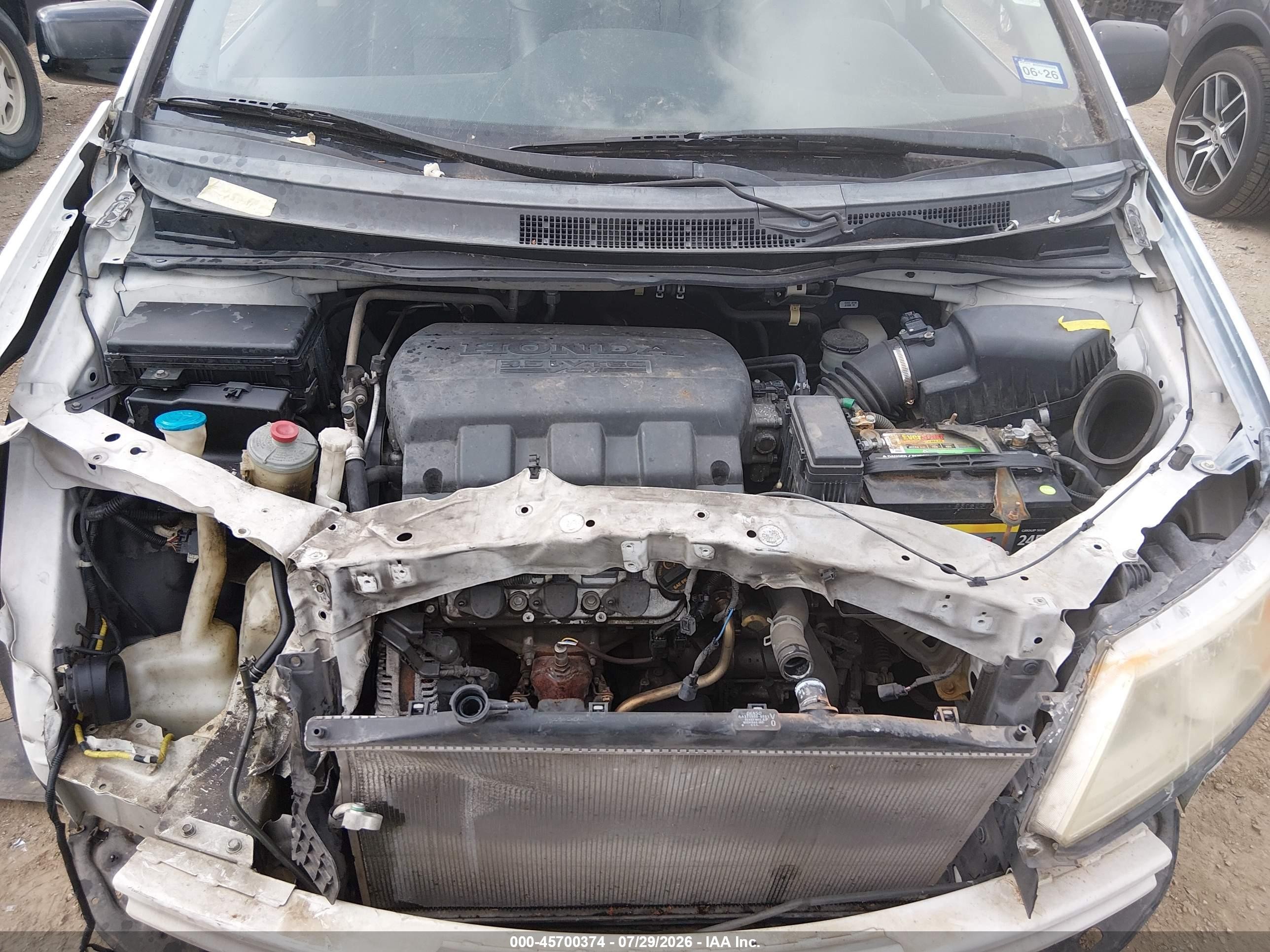 2012 Honda Odyssey Ex-l White vin: 5FNRL5H65CB092135