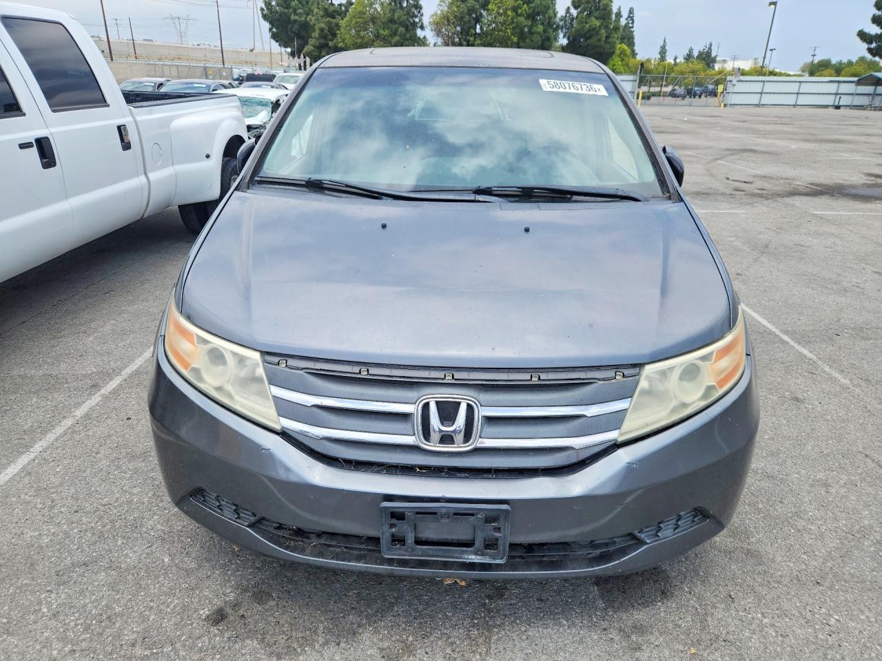 2012 Honda Odyssey Exl Gray vin: 5FNRL5H65CB107474