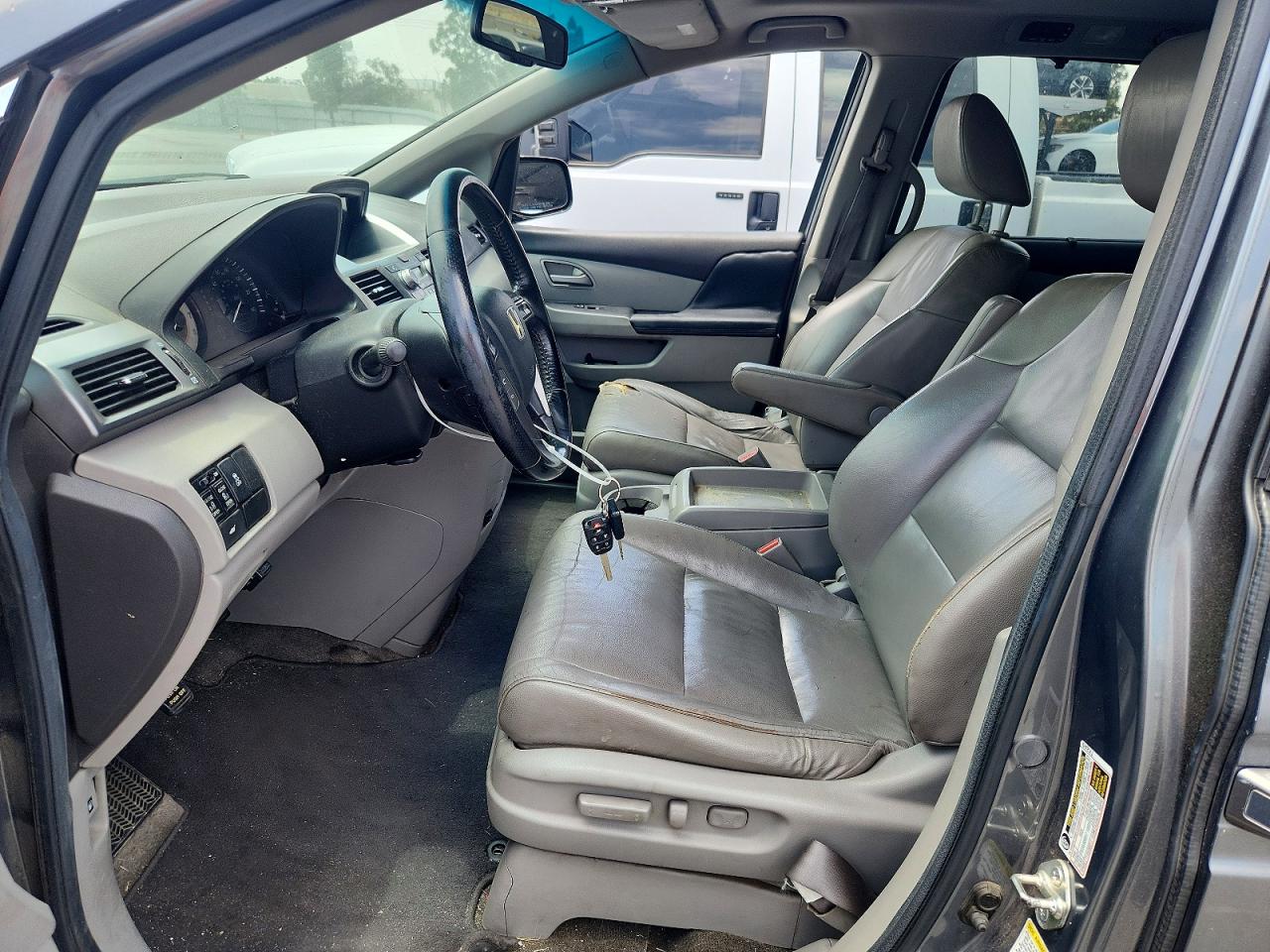 2012 Honda Odyssey Exl Gray vin: 5FNRL5H65CB107474