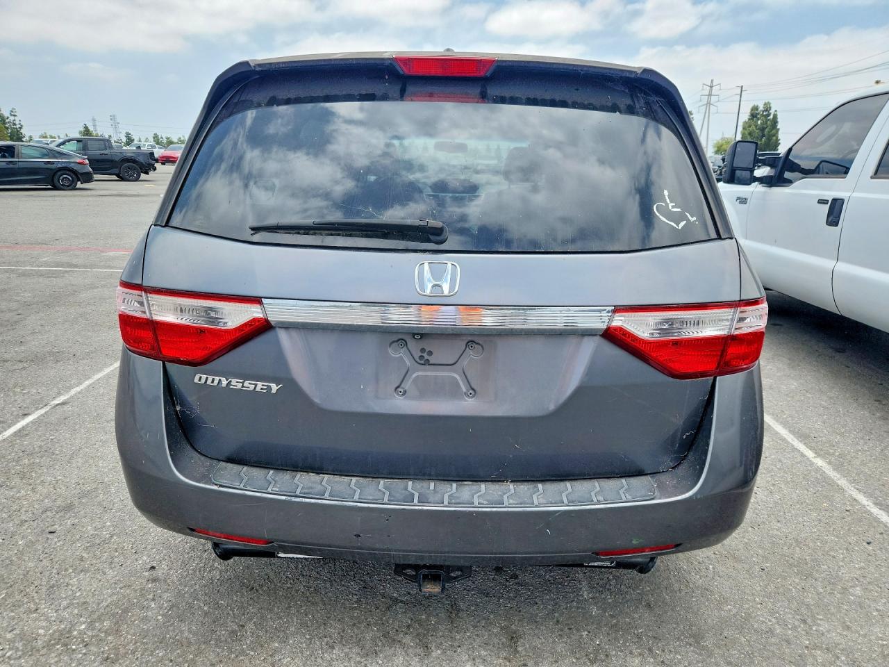 2012 Honda Odyssey Exl Gray vin: 5FNRL5H65CB107474