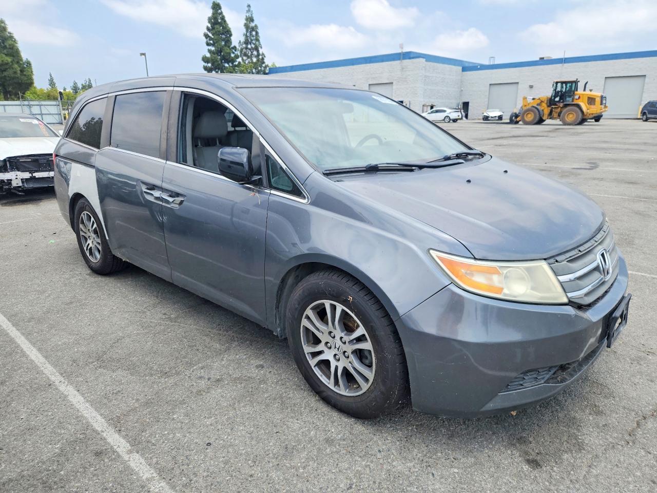 2012 Honda Odyssey Exl Gray vin: 5FNRL5H65CB107474