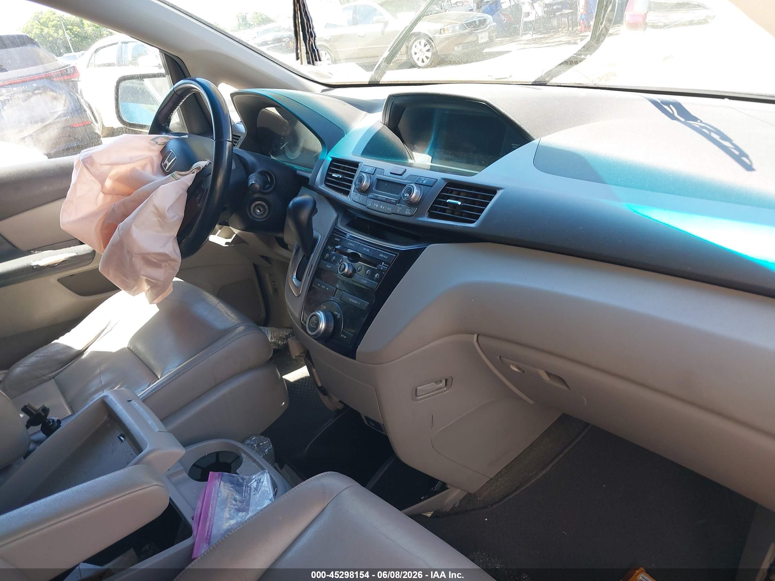 2012 Honda Odyssey Ex-l Gray vin: 5FNRL5H65CB110374