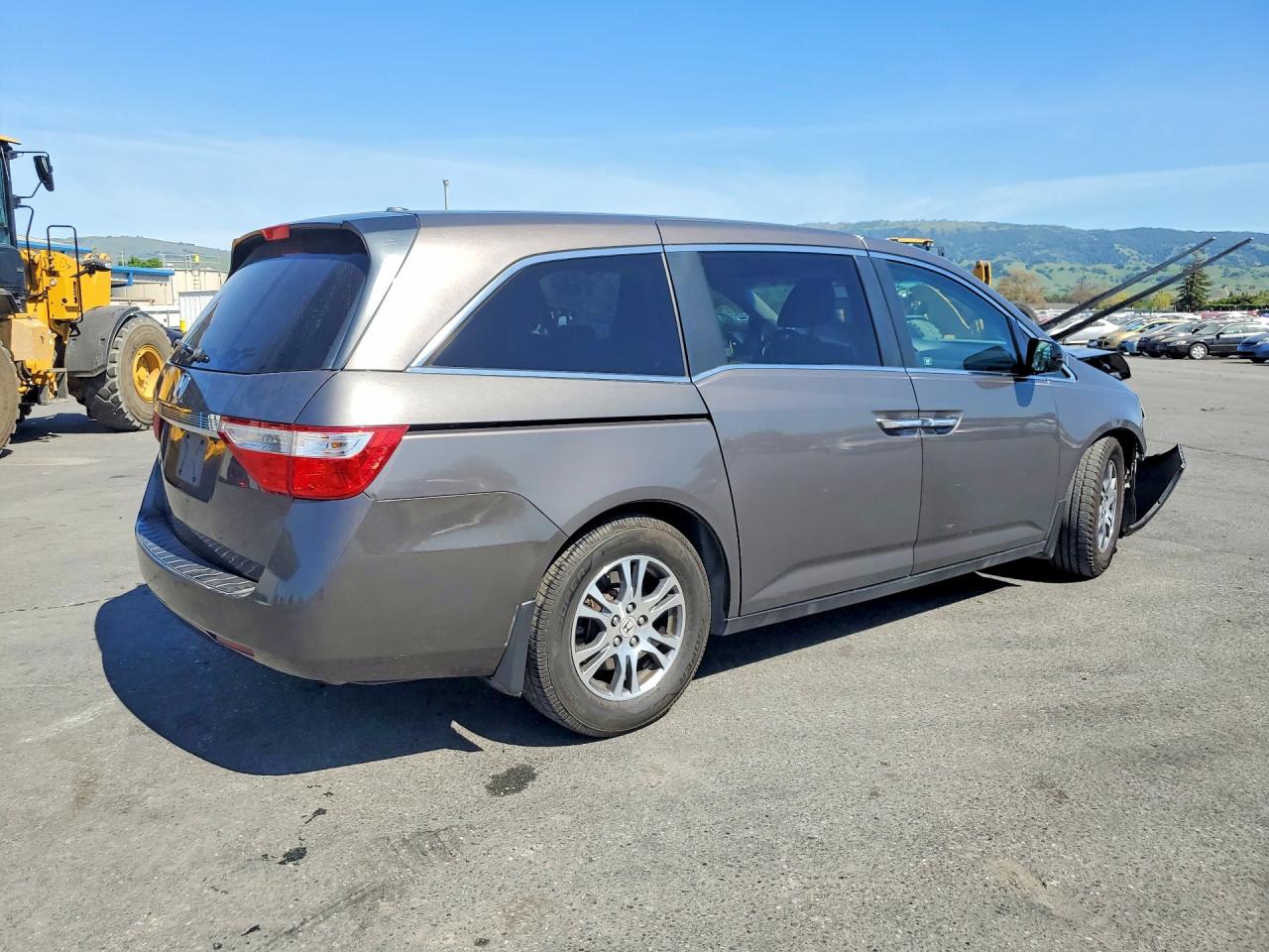 2012 Honda Odyssey Exl Gray vin: 5FNRL5H65CB111301