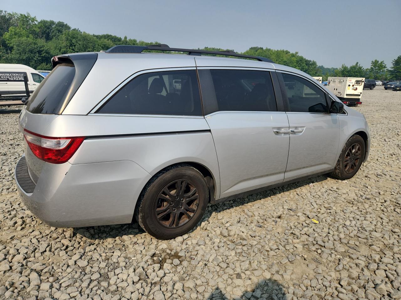 2012 Honda Odyssey Exl Silver vin: 5FNRL5H65CB127000