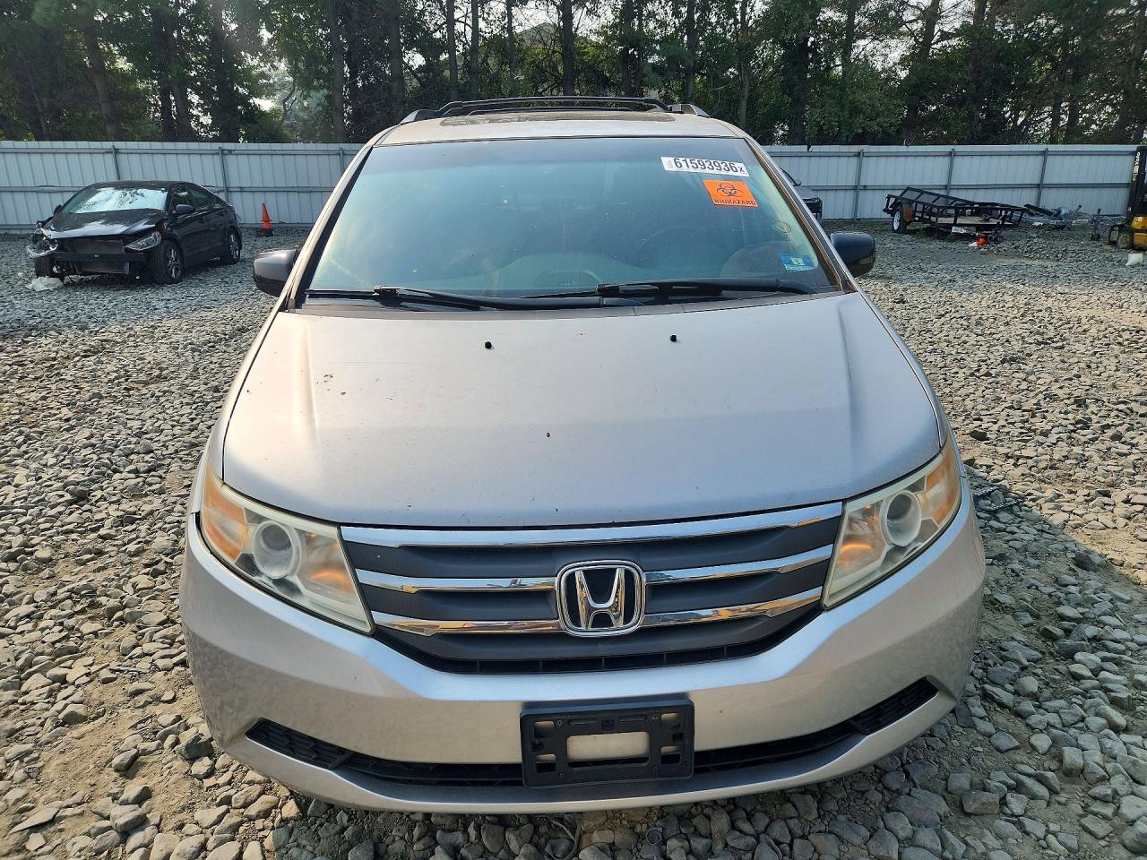 2012 Honda Odyssey Exl Silver vin: 5FNRL5H65CB127000