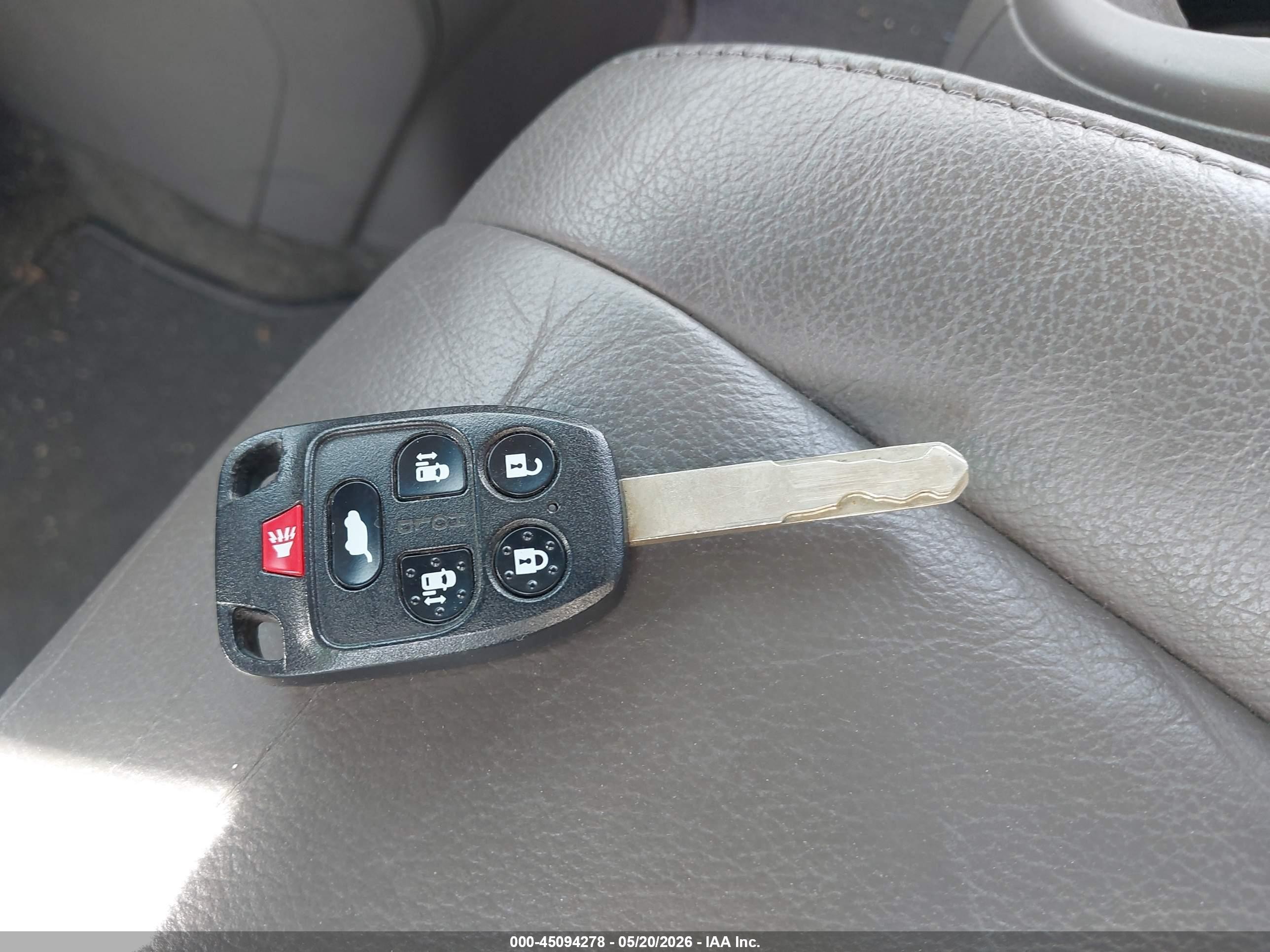 2012 Honda Odyssey Ex-l Серый vin: 5FNRL5H65CB132990