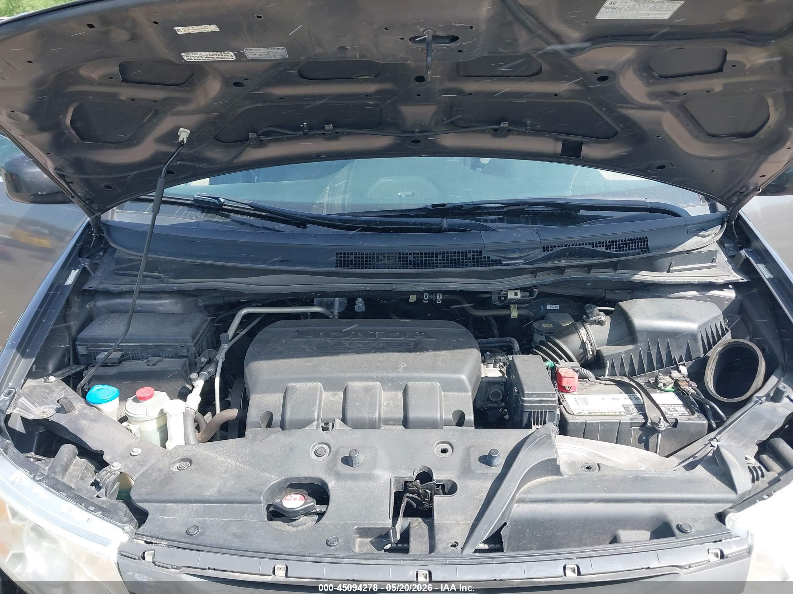 2012 Honda Odyssey Ex-l Серый vin: 5FNRL5H65CB132990