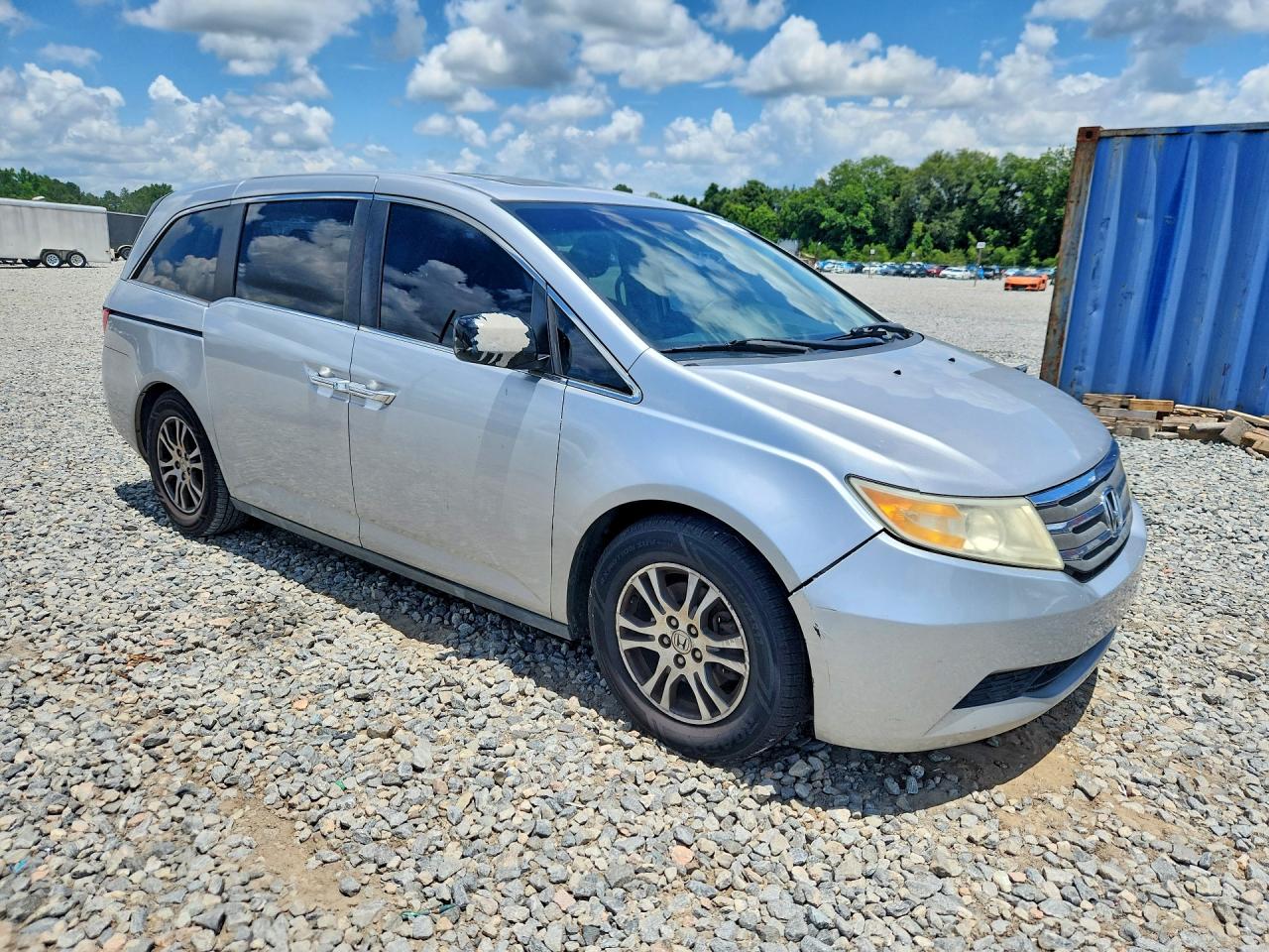 2012 Honda Odyssey Exl Gray vin: 5FNRL5H65CB146386