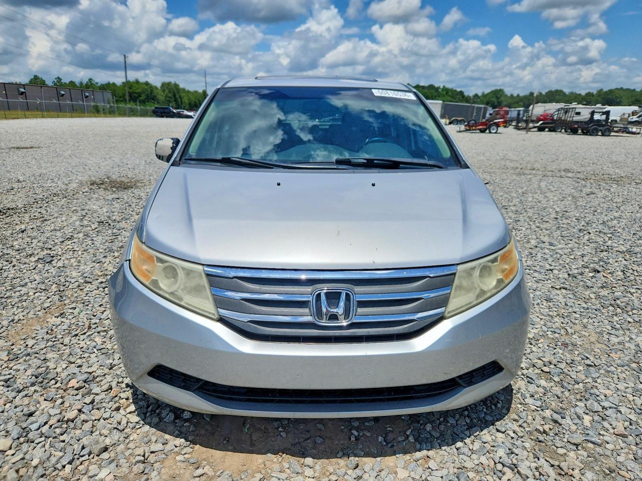 2012 Honda Odyssey Exl Gray vin: 5FNRL5H65CB146386