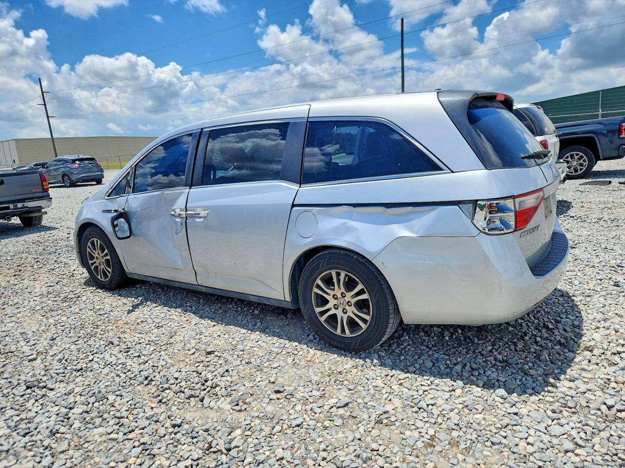 2012 Honda Odyssey Exl Gray vin: 5FNRL5H65CB146386