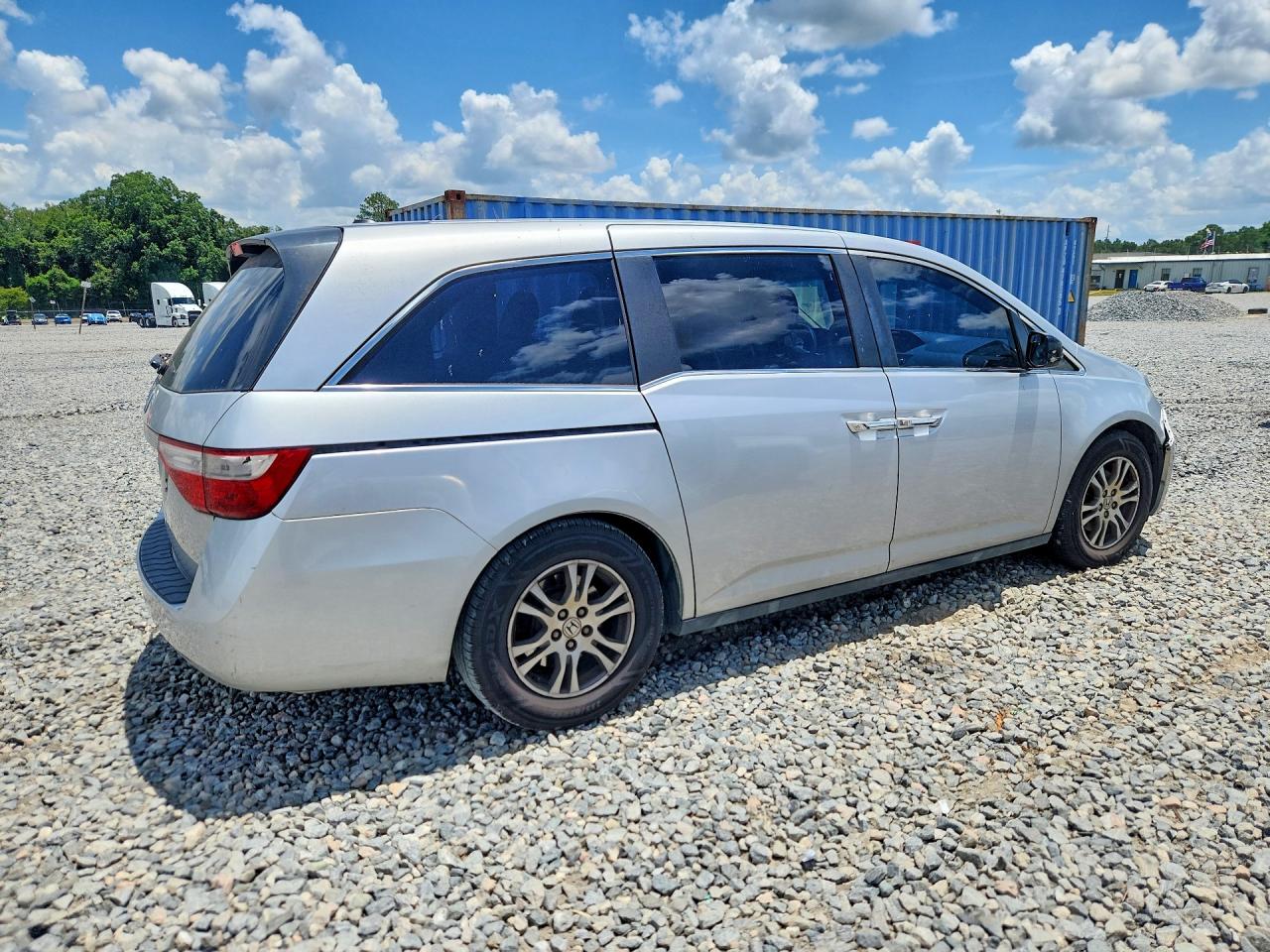 2012 Honda Odyssey Exl Gray vin: 5FNRL5H65CB146386