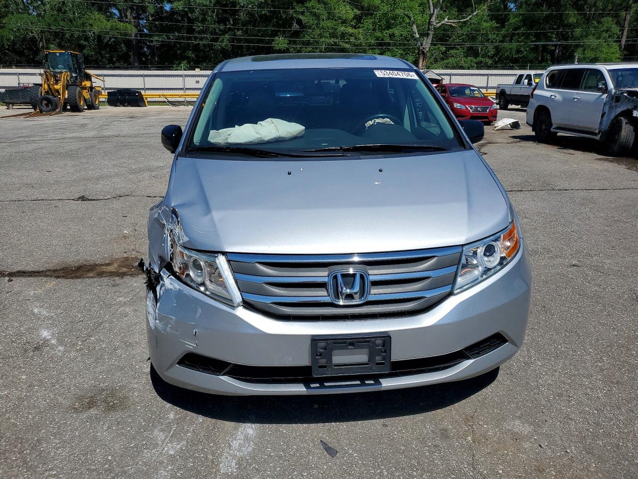 2013 Honda Odyssey Exl Silver vin: 5FNRL5H65DB003942