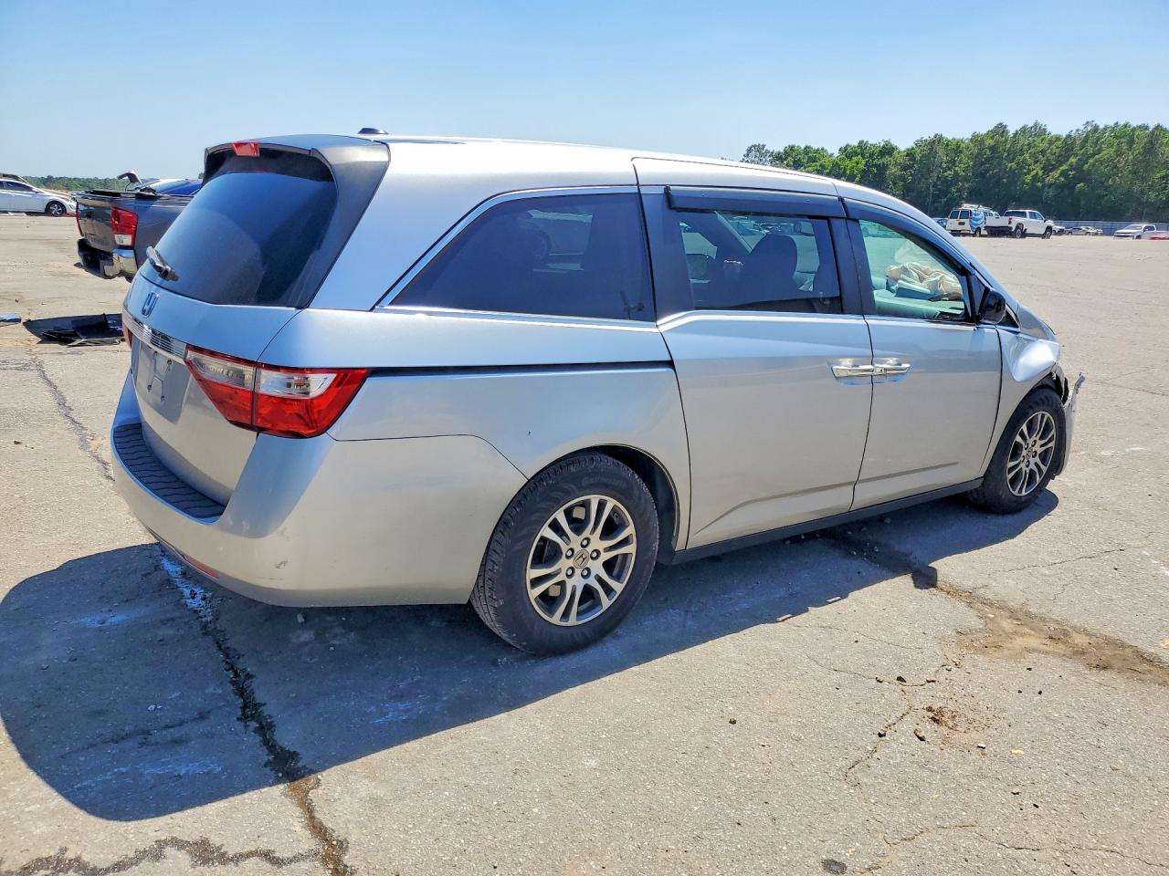 2013 Honda Odyssey Exl Silver vin: 5FNRL5H65DB003942