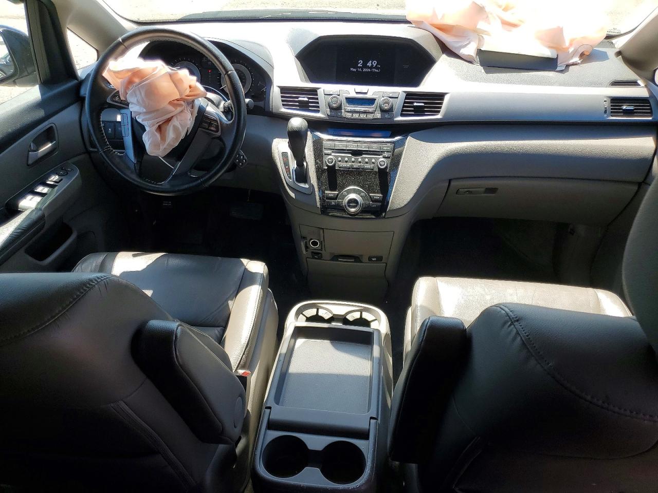 2013 Honda Odyssey Exl Silver vin: 5FNRL5H65DB003942