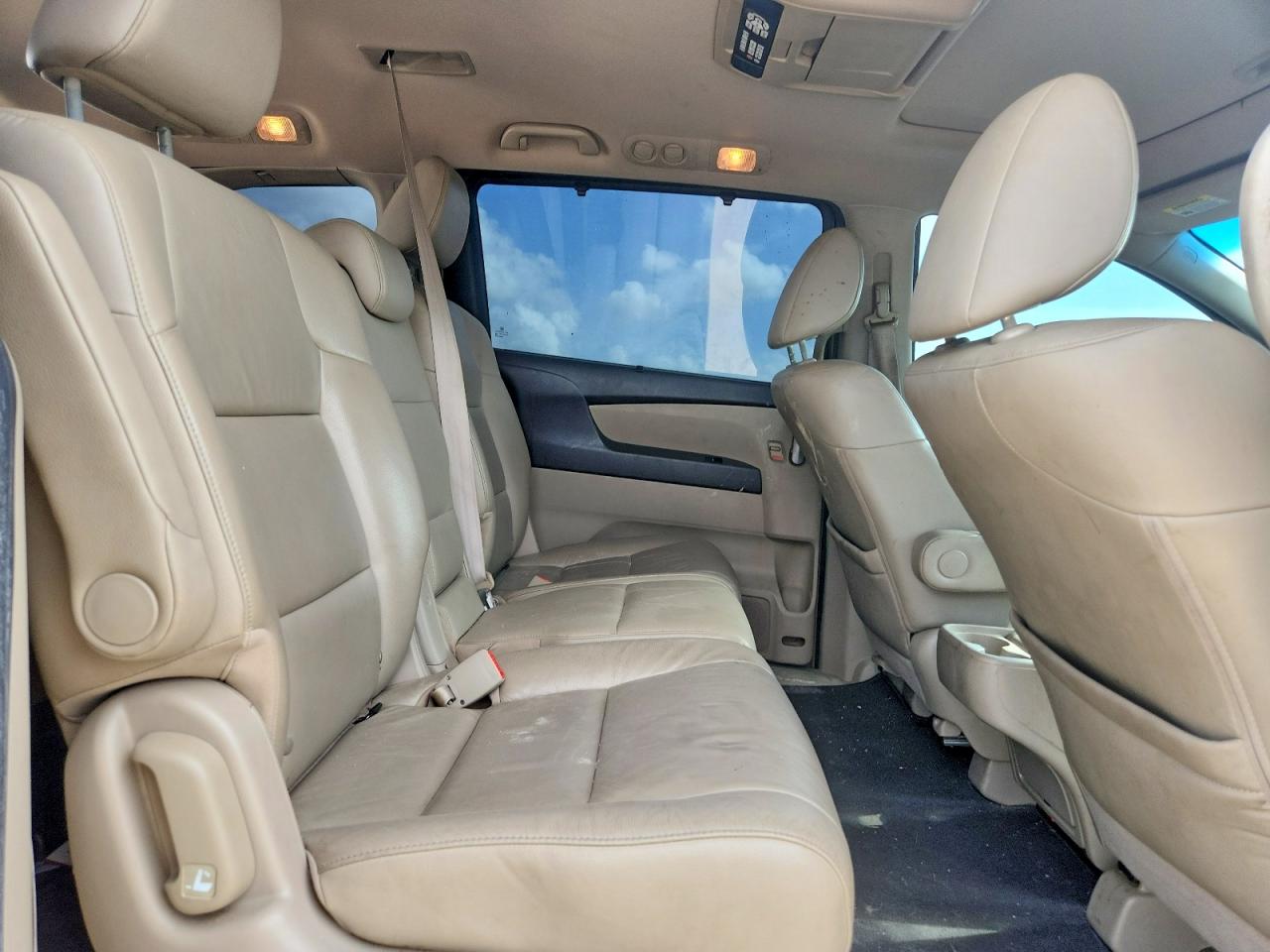 2013 Honda Odyssey Exl Brown vin: 5FNRL5H65DB019834