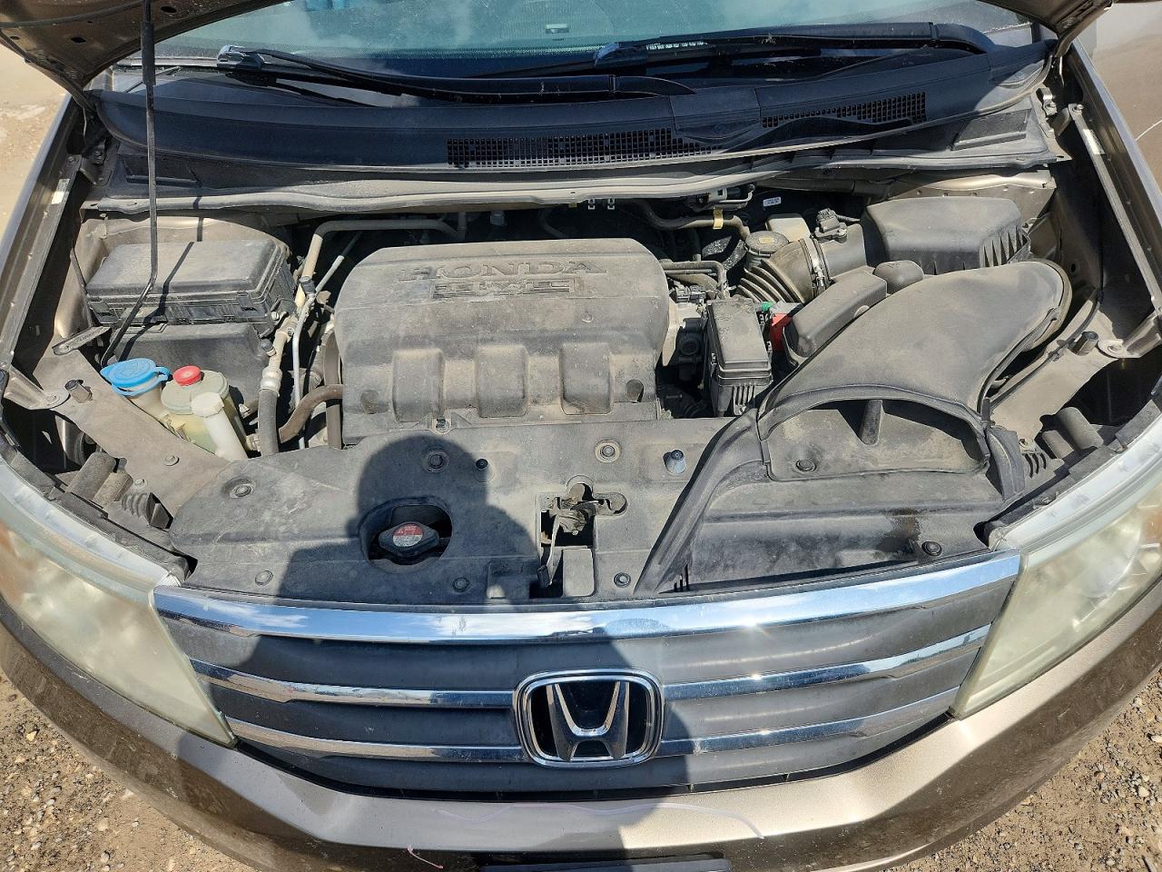 2013 Honda Odyssey Exl Brown vin: 5FNRL5H65DB019834