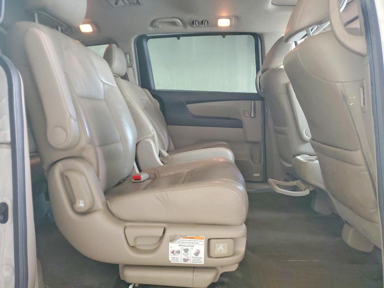 2013 Honda Odyssey Exl White vin: 5FNRL5H65DB021776