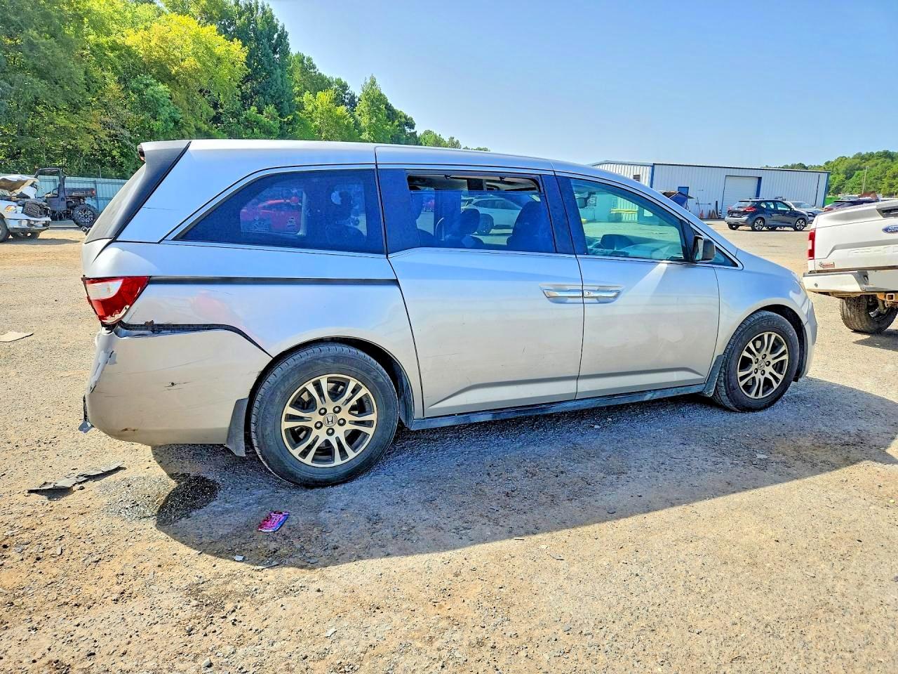 2013 Honda Odyssey Exl Silver vin: 5FNRL5H65DB035225