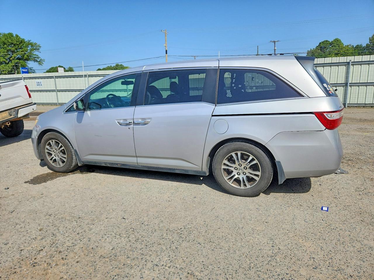 2013 Honda Odyssey Exl Silver vin: 5FNRL5H65DB035225
