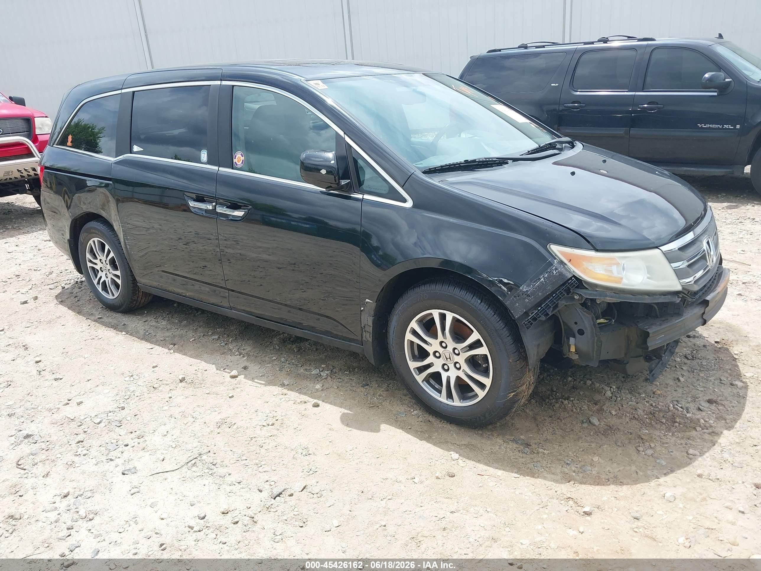 2013 Honda Odyssey Ex-l Черный vin: 5FNRL5H65DB038027