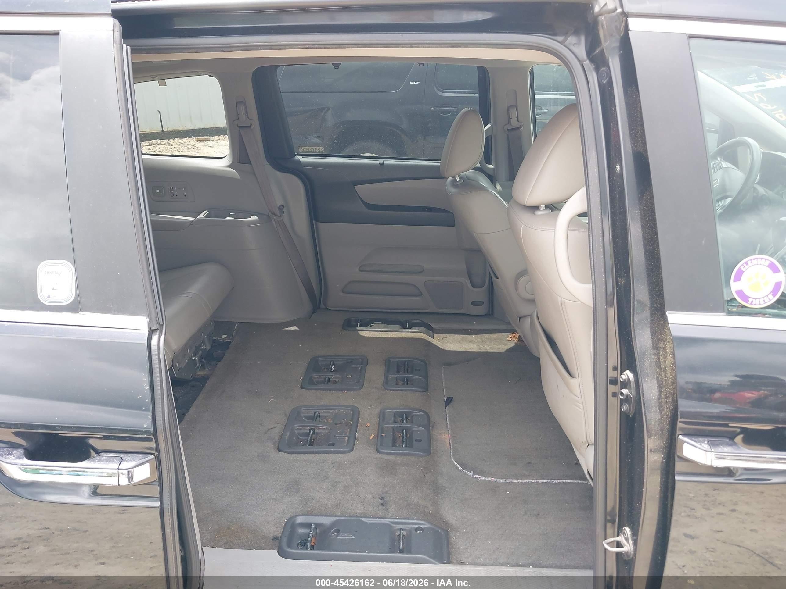 2013 Honda Odyssey Ex-l Черный vin: 5FNRL5H65DB038027