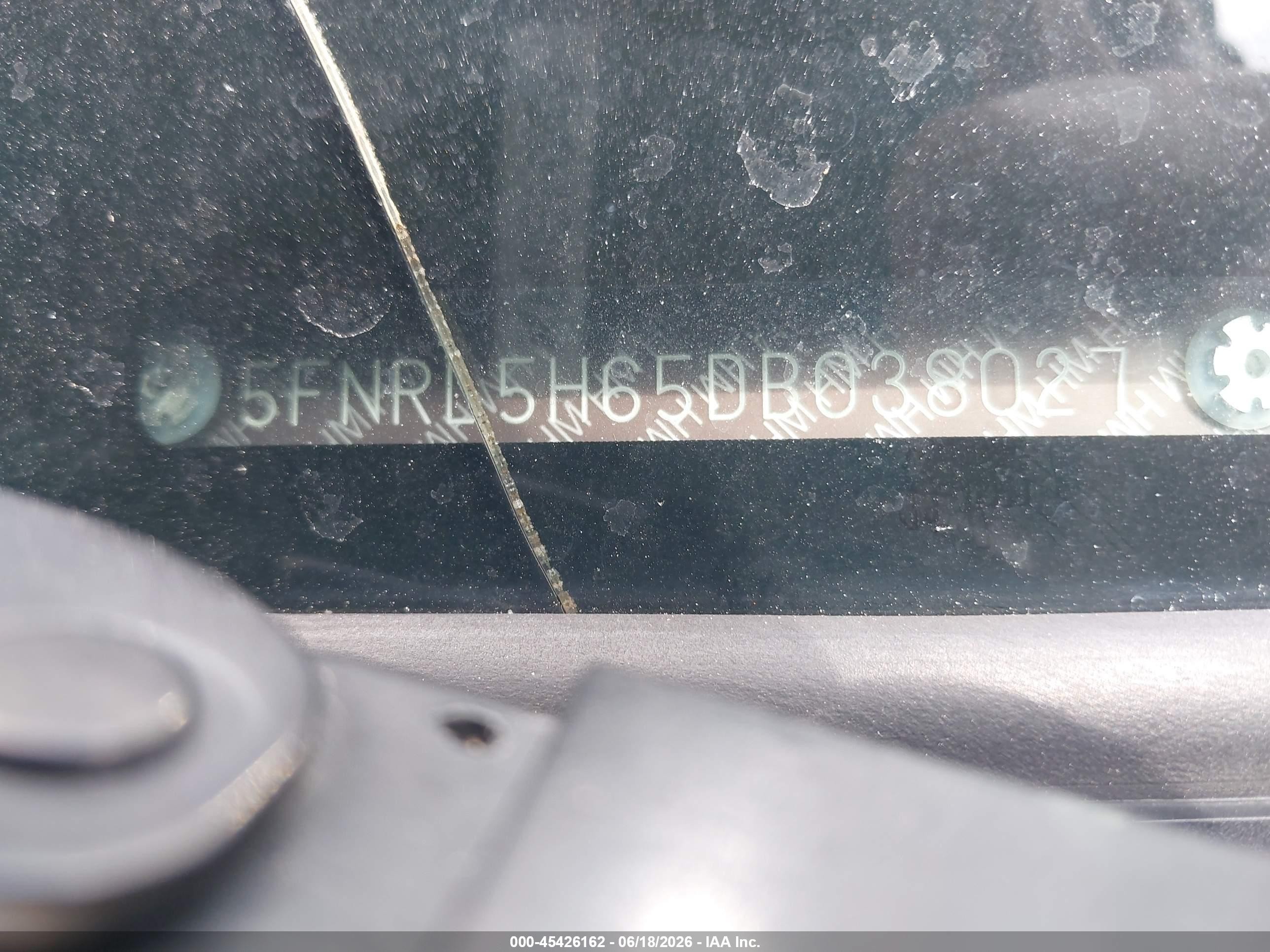 2013 Honda Odyssey Ex-l Черный vin: 5FNRL5H65DB038027